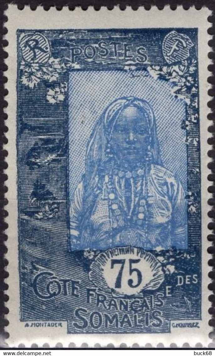 COTE DES SOMALIS Poste 130 ** MNH Femme Somali (1) - Nuovi