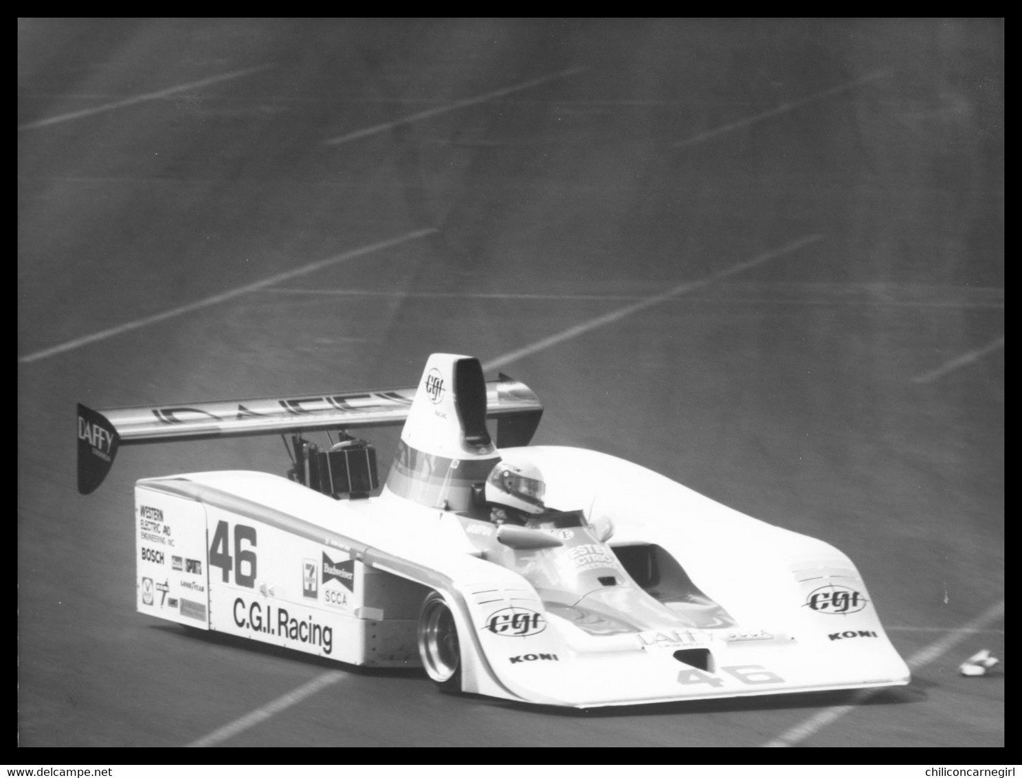 Photo Presse D.P.P.I. - F1 - Formule 1 - Voiture 46 - JOHN MORTON - CANAM - C.G.I. RACING - Course - Circuit - Car Racing - F1