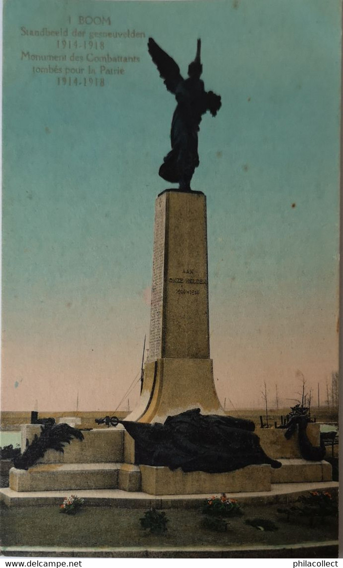 Boom (Antwerpen) Standbeeld Der Gesneuvelden 1914 - 1918 (kleur) 19?? - Boom