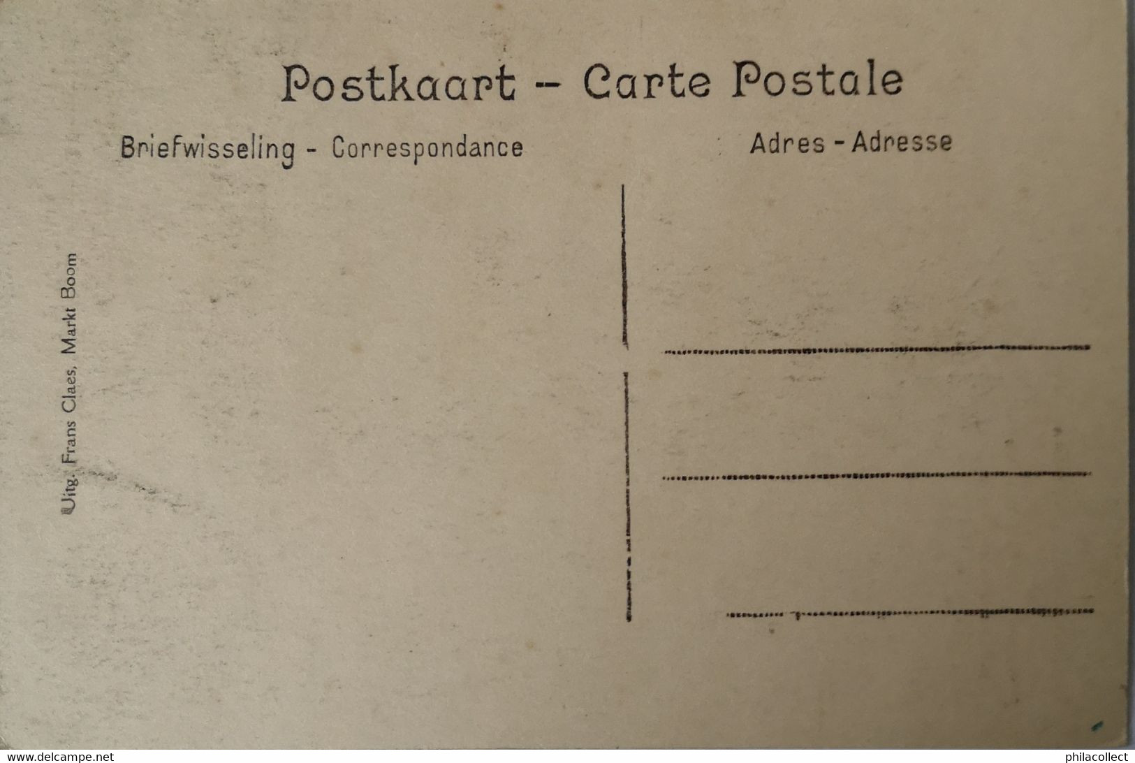 Boom (Antwerpen) Standbeeld Der Gesneuvelden 1914 - 1918 (kleur) 19?? - Boom