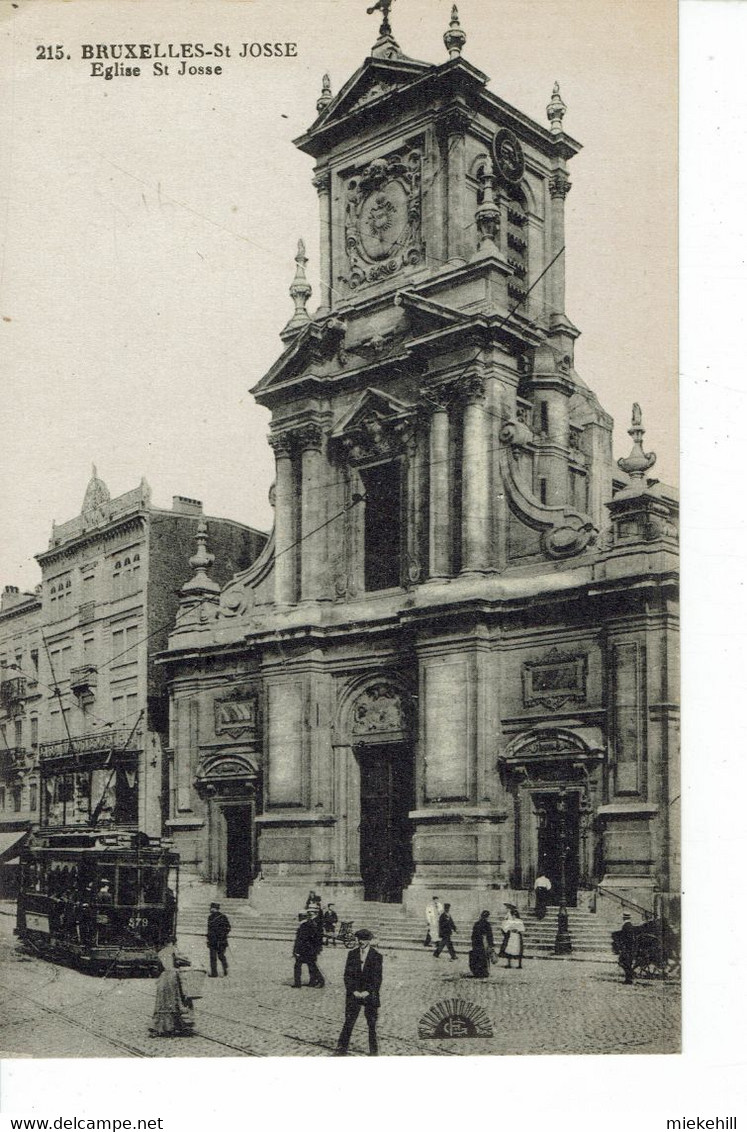 SAINT JOSSE TEN NOODE-EGLISE-TRAM-QUINCAILLERIE - St-Josse-ten-Noode - St-Joost-ten-Node