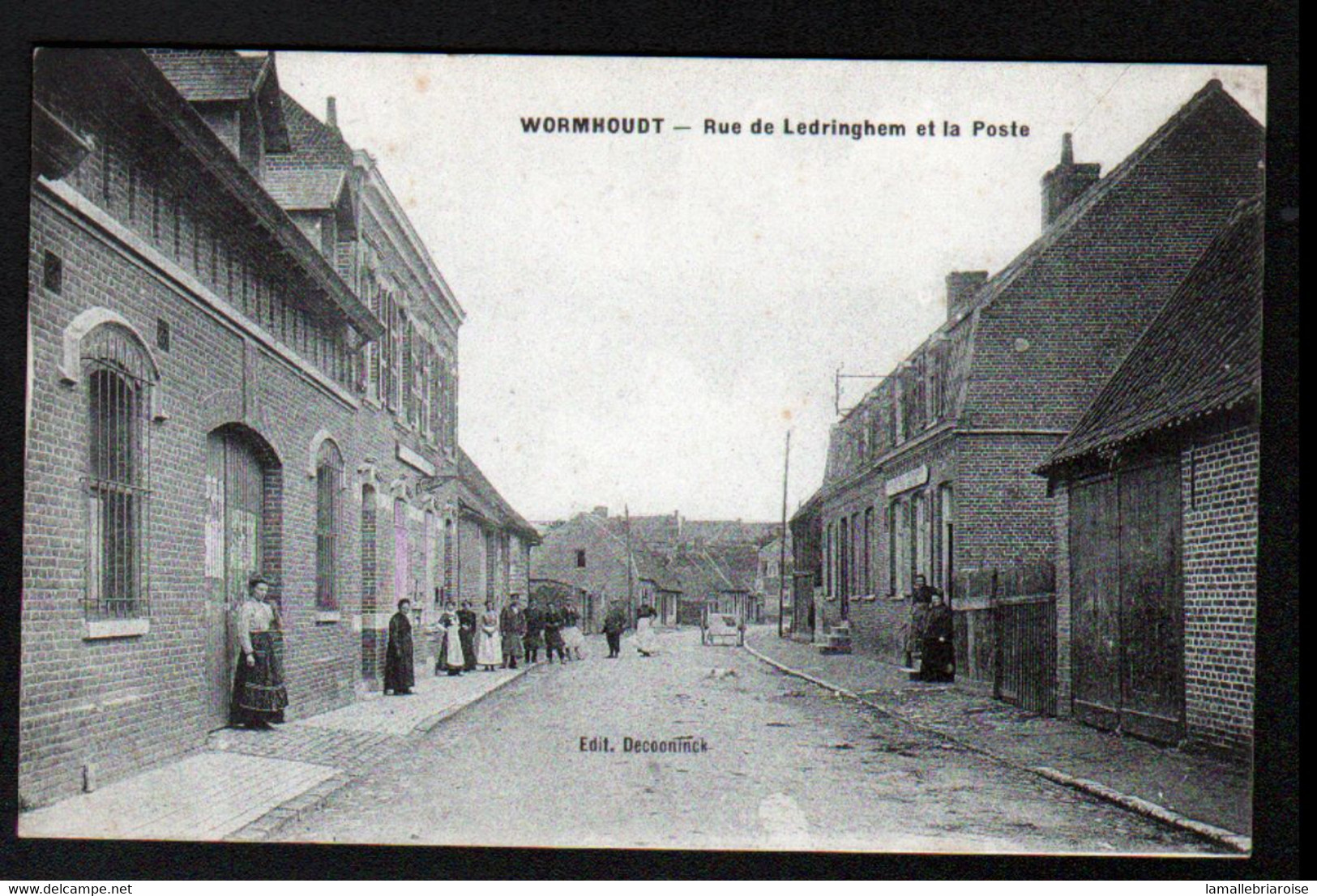 59, Wormhout, Rue De Ledringhem Et La Poste - Wormhout