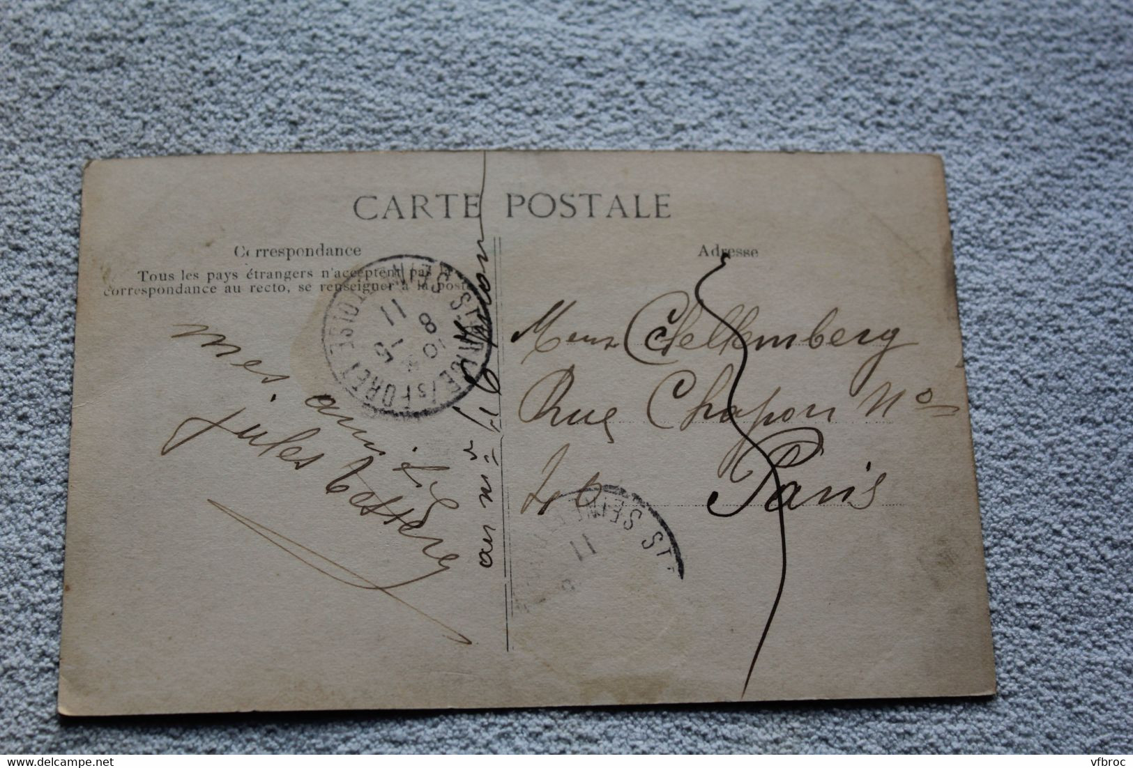 Cpa 1911, Piscop Pontcelles, La Châtaigneraie, Val D'Oise - Pontcelles