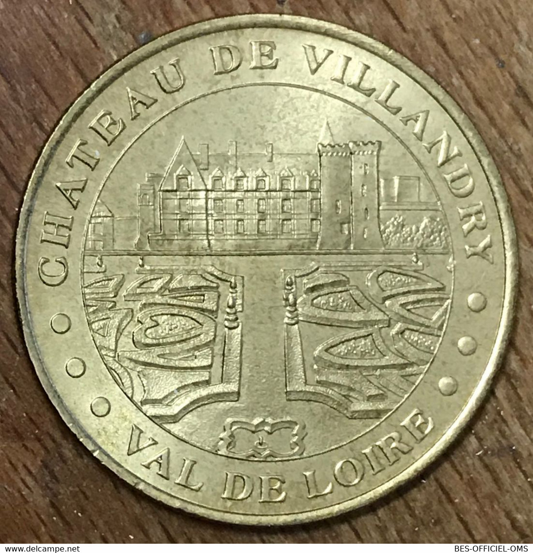 37 CHÂTEAU DE VILLANDRY MDP 2001 MEDAILLE SOUVENIR MONNAIE DE PARIS JETON TOURISTIQUE MEDALS COINS TOKENS - 2001