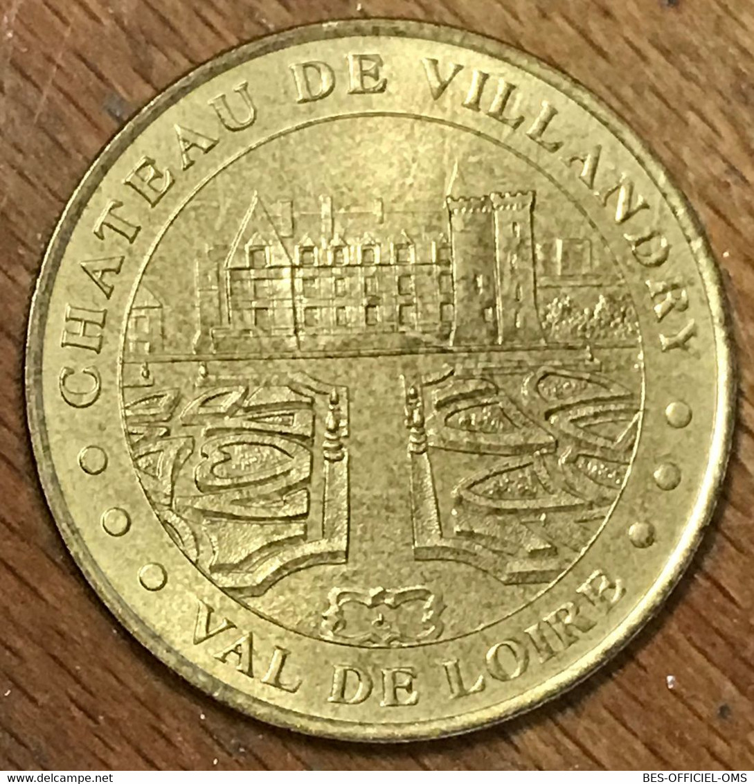 37 CHÂTEAU DE VILLANDRY MDP 2002 MEDAILLE SOUVENIR MONNAIE DE PARIS JETON TOURISTIQUE MEDALS COINS TOKENS - 2002