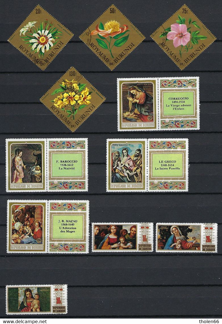 Burundi Small Lot Stamps - Used (º) (Lot 2016) - Verzamelingen