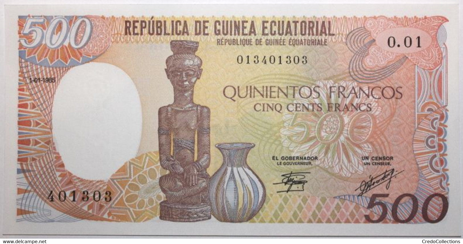 Guinée équatoriale - 500 Francos - 1985 - PICK 20 - NEUF - Equatorial Guinea