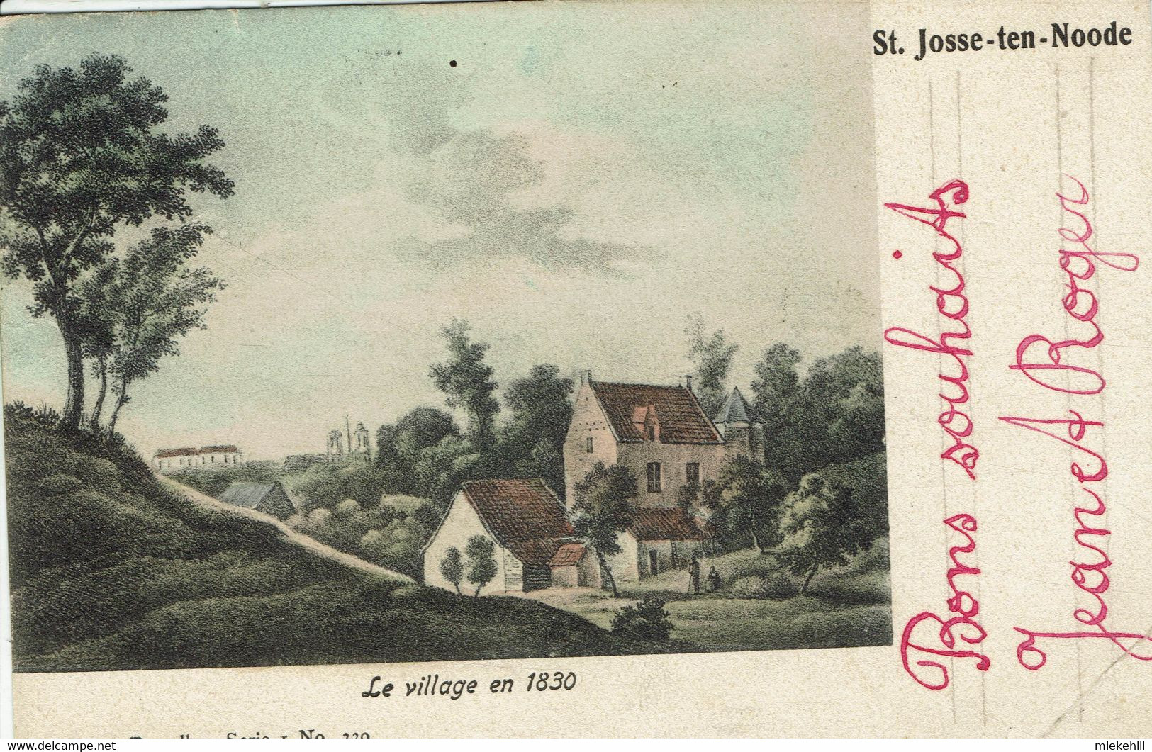 SAINT JOSSE TEN NOODE-LE VILLAGE EN 1830 - St-Josse-ten-Noode - St-Joost-ten-Node