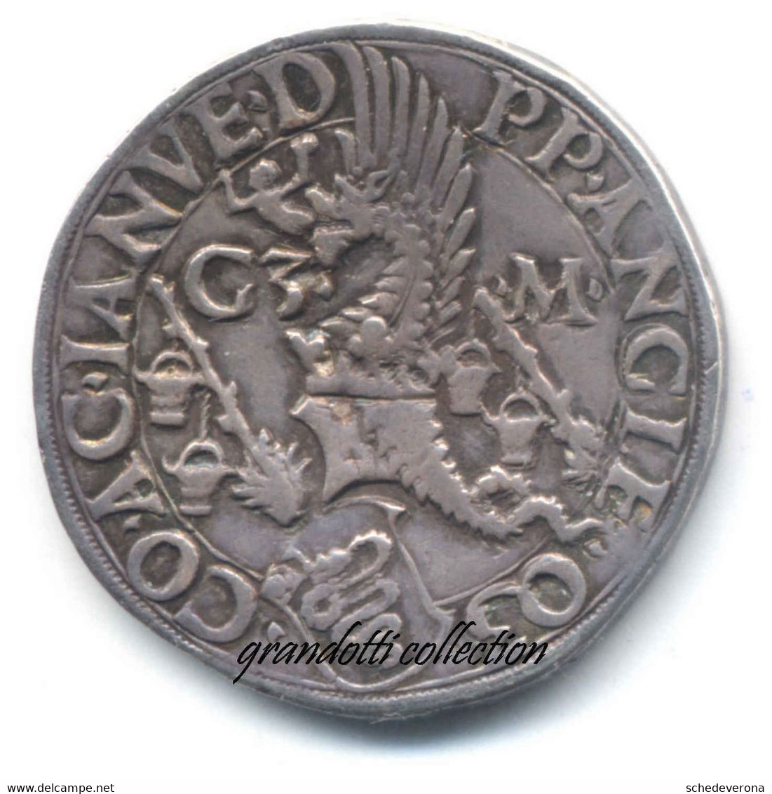 MILANO GALEAZZO MARIA SFORZA (1466 - 1476) TESTONE MONETA ARGENTO VICECOS - Lehnsgeld