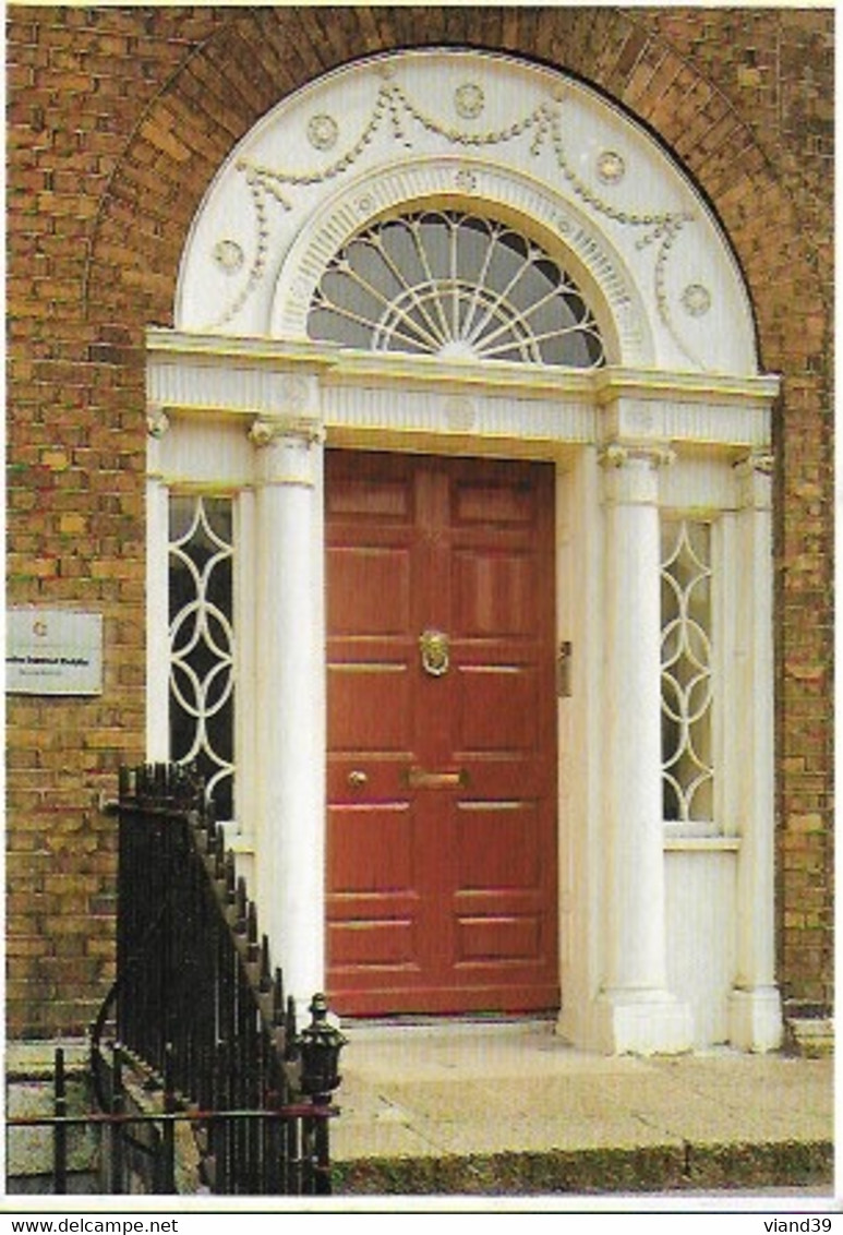 Dublin - Georgian Doorway In Historic Merrion Square - Photograph Peter O'Toole - Dublin