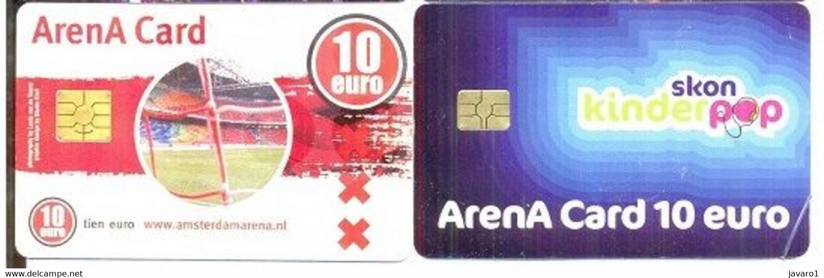 ARENA CARD : 2 Cards As Pictured - Te Identificeren