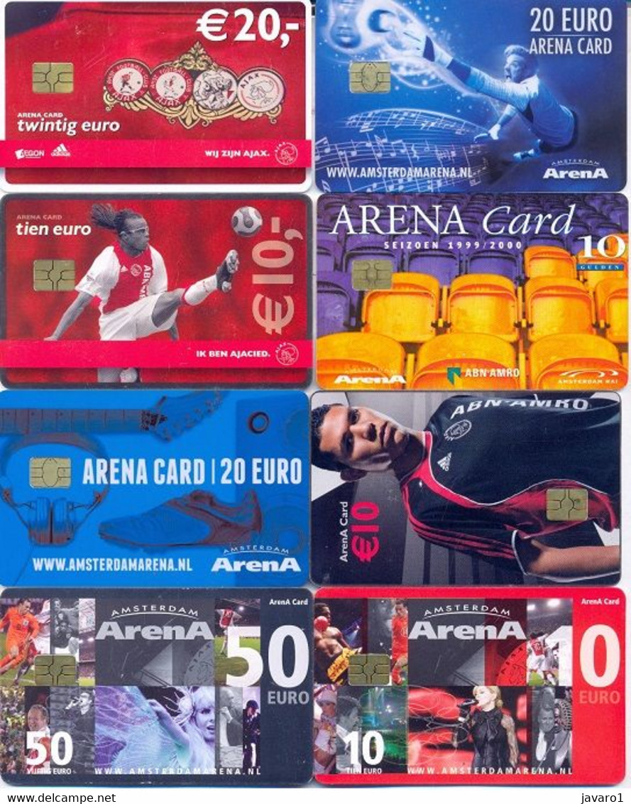 ARENA CARD :  FOOTBALL   8 Cards - Zu Identifizieren