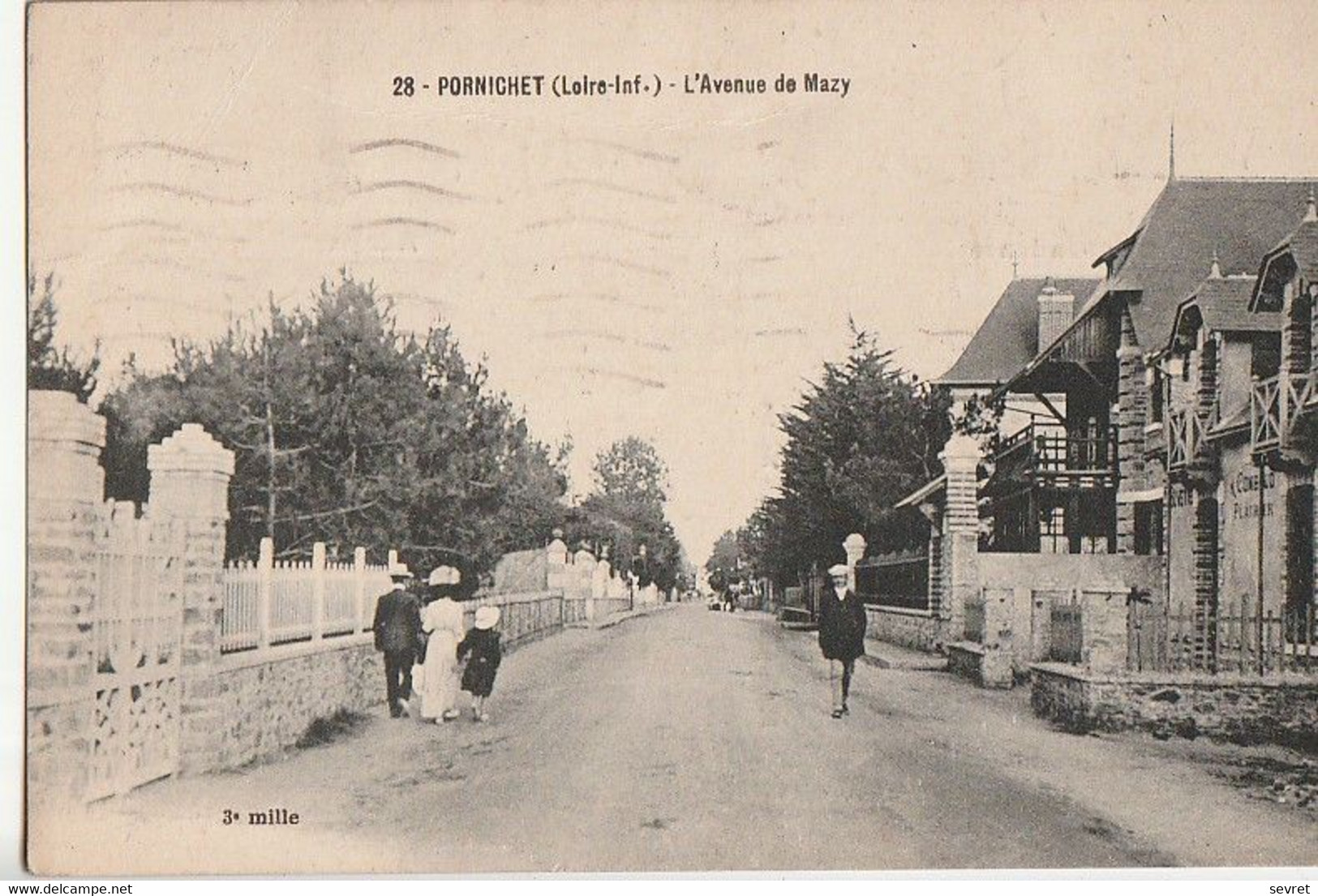 CPA PORNICHET. - L'Avenue De Mazy - Pornichet