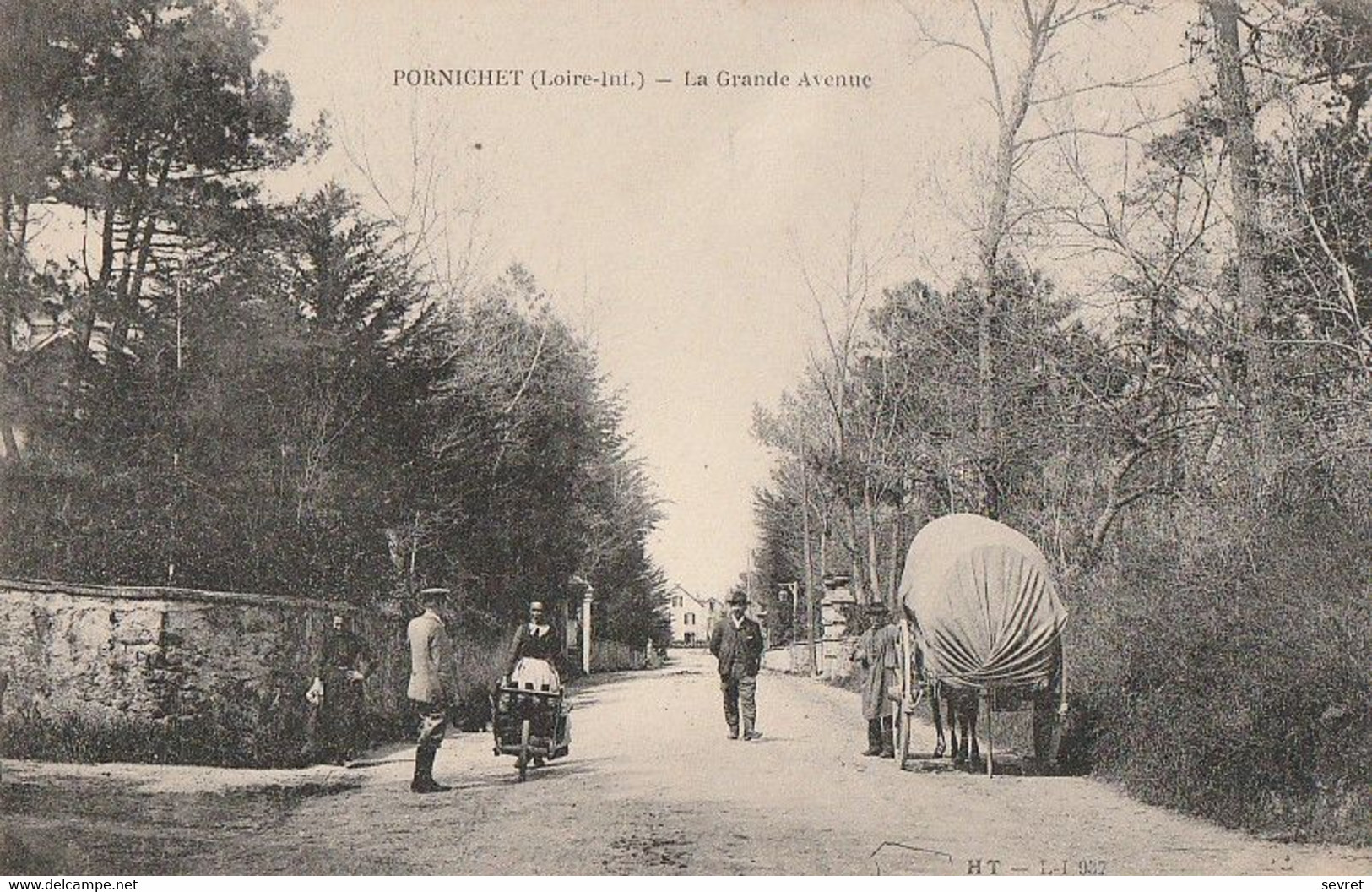 CPA PORNICHET. - La Grande Avenue - Pornichet