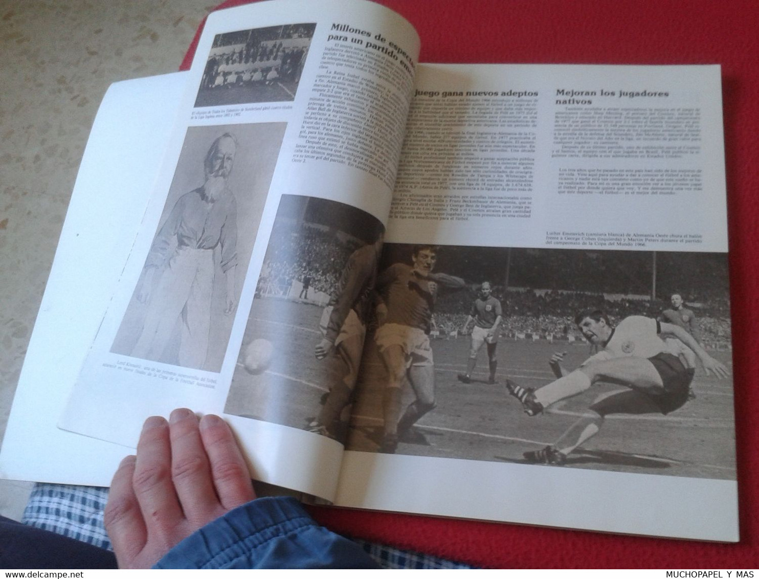 LIBRO FÚTBOL HISTORIA COMPLETA TÁCTICAS DE JUEGO POR JARED LEBOW MUNDIALES ESPAÑA 1982 82 (Y OTROS) VER..SOCCER FOOTBALL