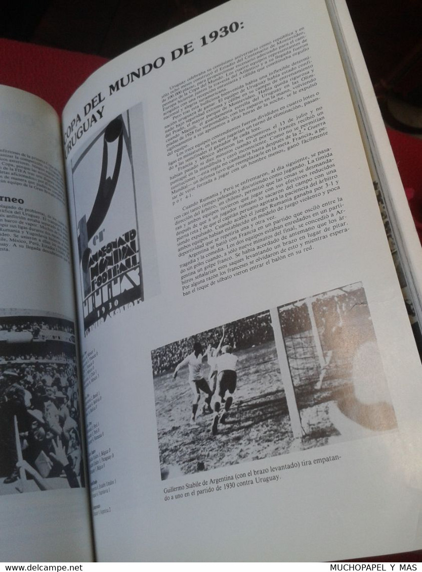 LIBRO FÚTBOL HISTORIA COMPLETA TÁCTICAS DE JUEGO POR JARED LEBOW MUNDIALES ESPAÑA 1982 82 (Y OTROS) VER..SOCCER FOOTBALL