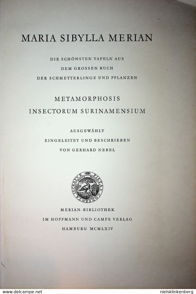 Maria Sibylla Merian:Methamorphosis Insectorum Surinamensium Die Schönsten Tafeln Aus Dem Grossen Buch ..... - Grafismo & Diseño