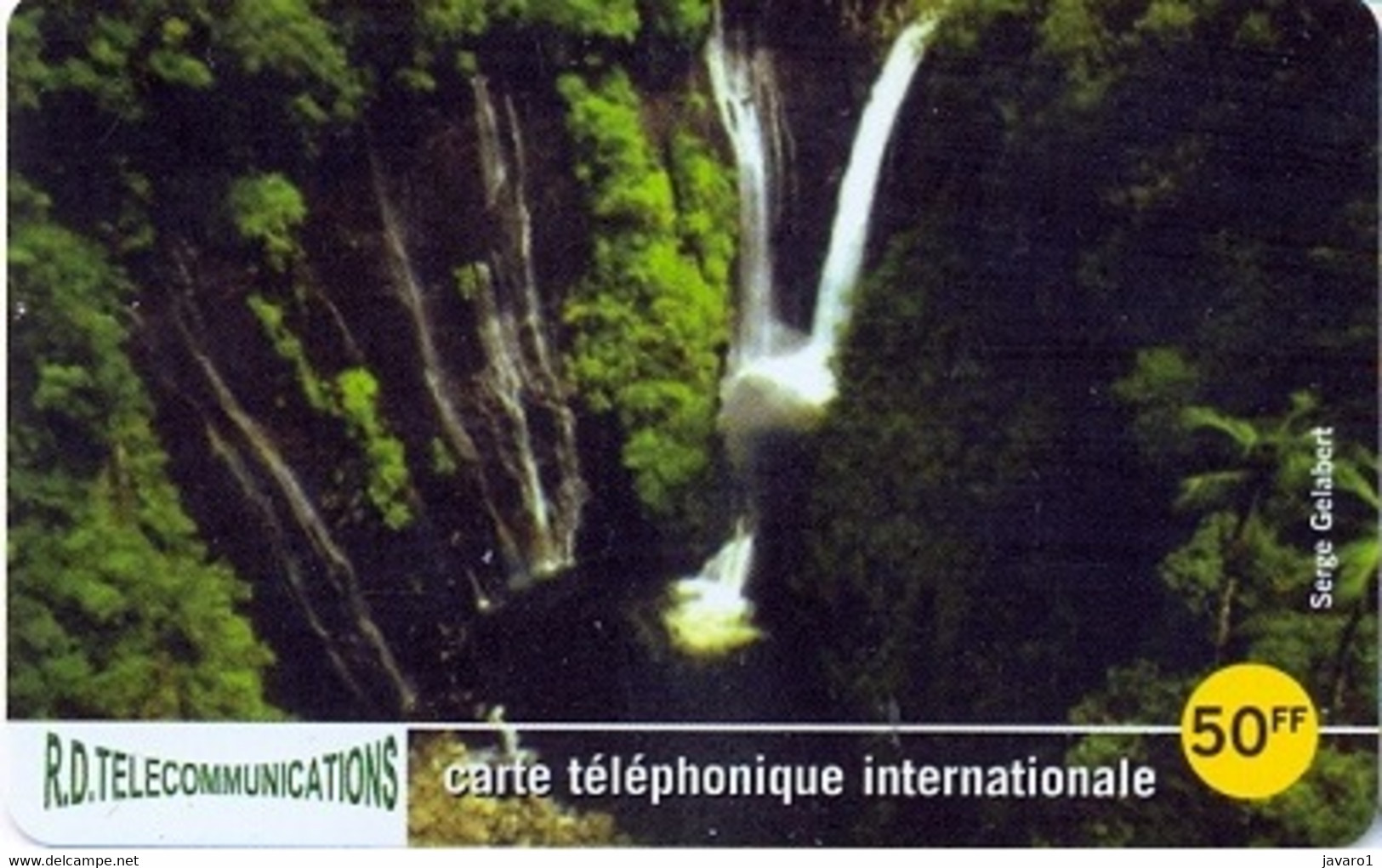 TORC : REU02 50FF TORC Waterfall (thin Card) DUMMY/SPECIMEN - Réunion