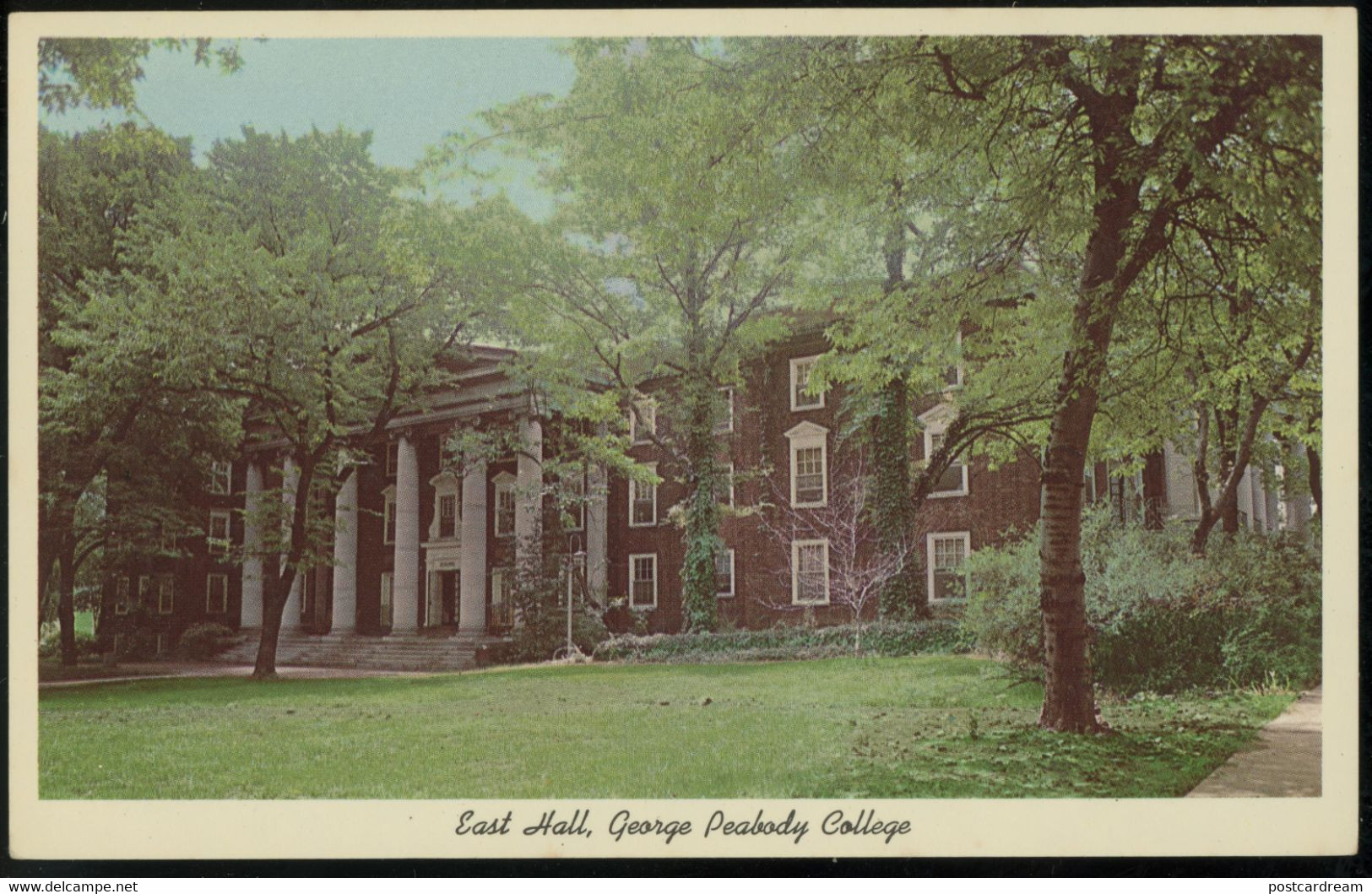 Nashville TN George Peabody College Postcard 1962 - Nashville