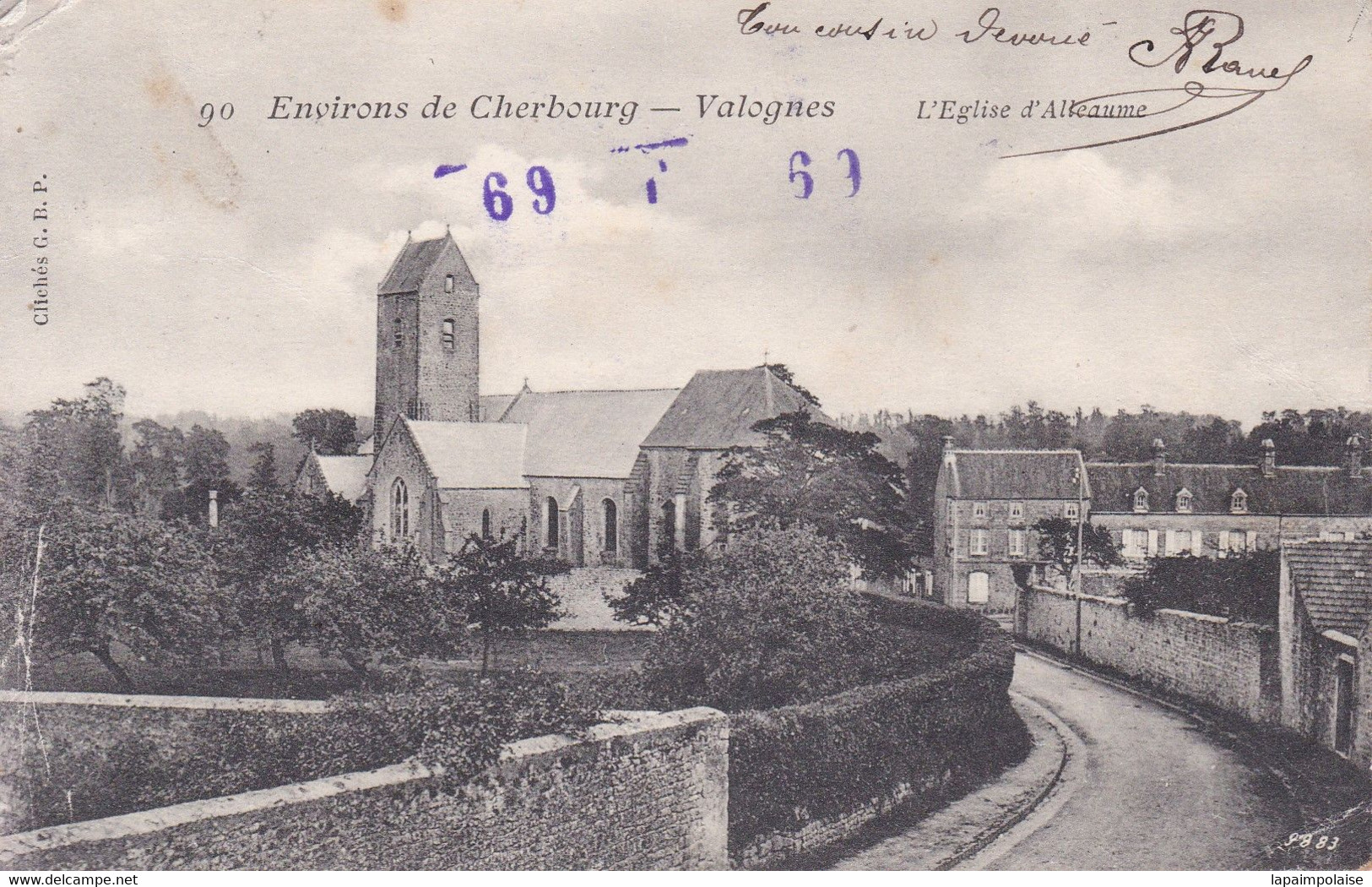 [50] Manche  Valognes L'église D'alleaume - Octeville