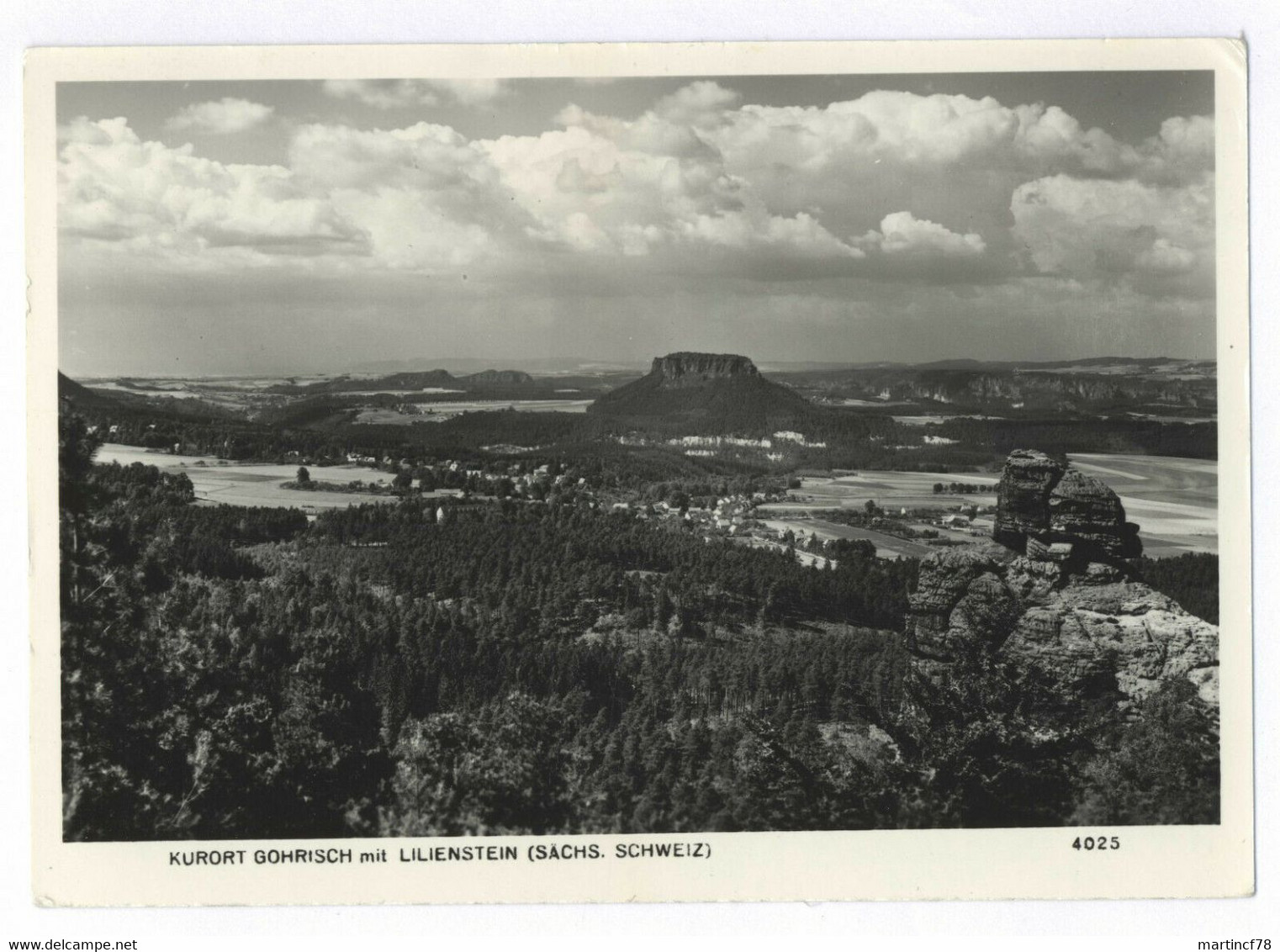 Kurort Gohrisch Mit Lilienstein (Sächs. Schweiz) Gel. 1970 Postkarte - Gohrisch