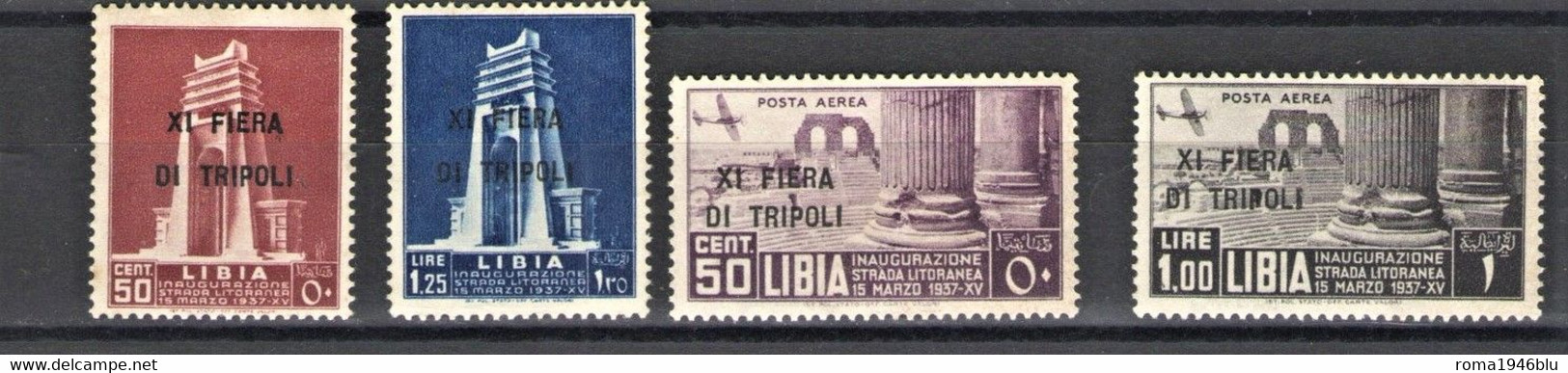 LIBIA 1937 11° FIERA DI TRIPOLI * GOMMA ORIGINALE - Libia