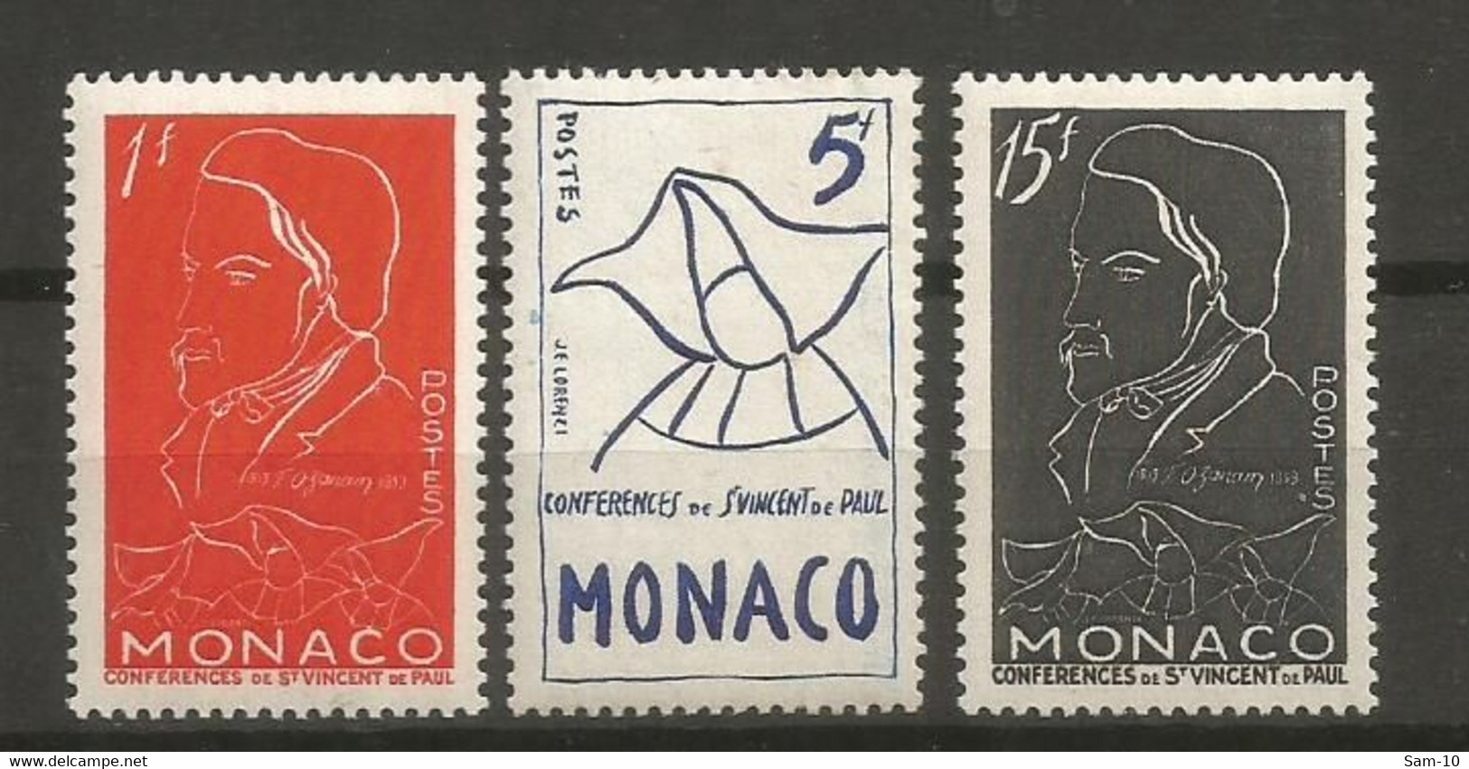 Timbre Monaco  En Neuf **  N 399/401 - Unused Stamps