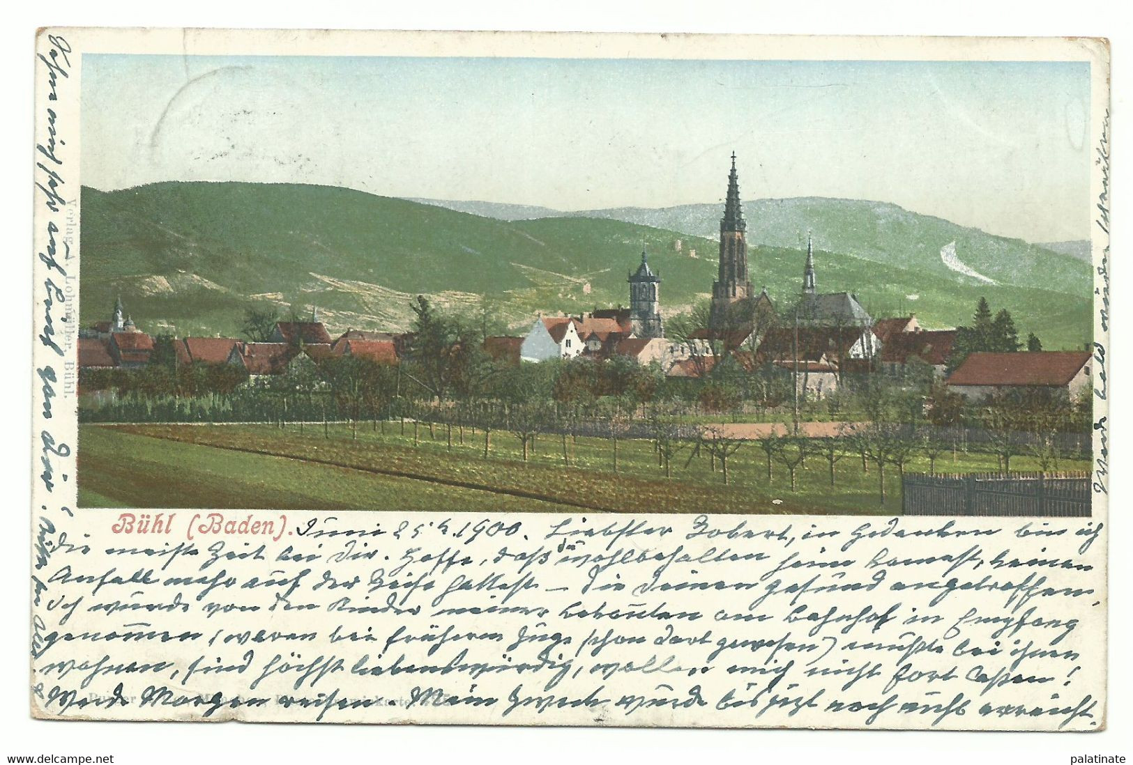 Bühl (Baden) 1900 Nach England - Buehl