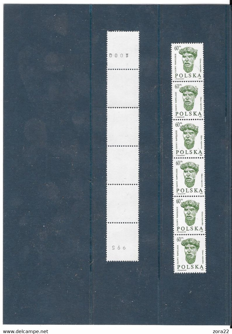 ROULETTE  POLOGNE  RRR   Soldée - Coil Stamps