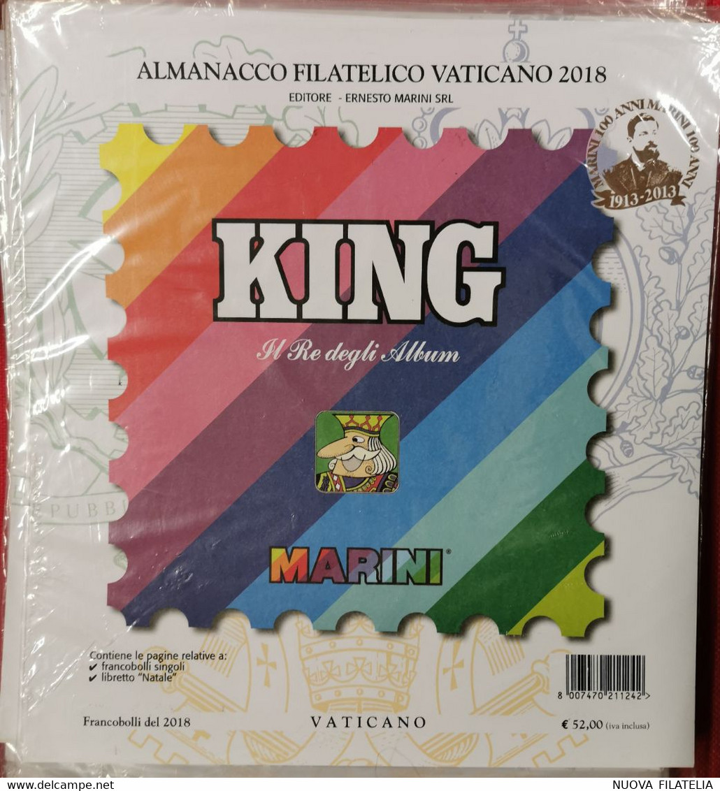 FOGLI KING VATICANO 2018 SINGOLI - Non Classés