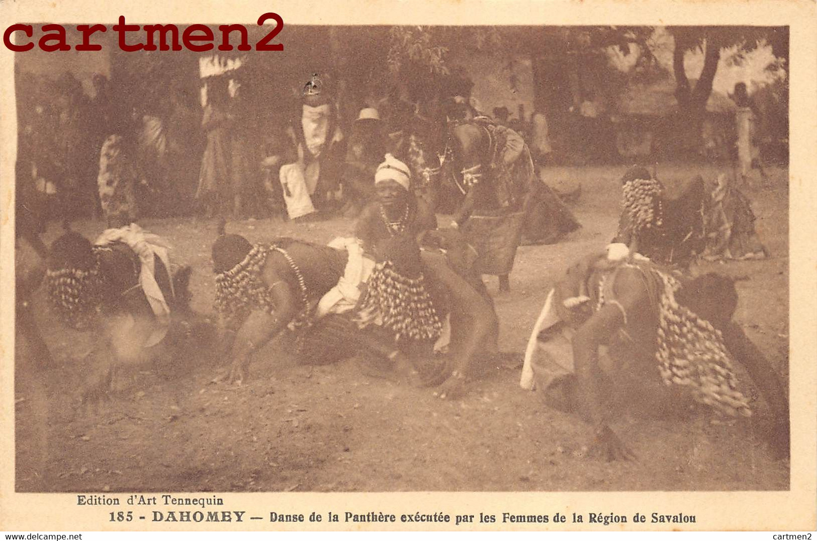 DAHOMEY DANSE DE LA PANTHERE FEMMES DE LA REGION DE SAVALOU ETHNOLGIE ETHNIC AFRIQUE AFRICA EDITION TENNEQUIN - Dahomey