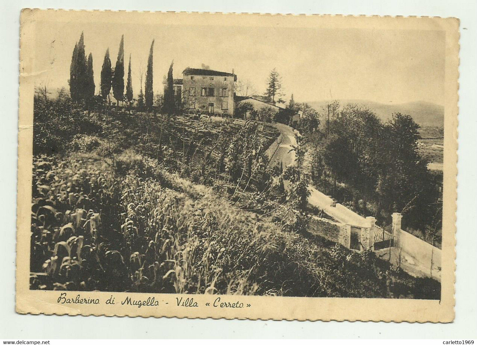 BARBERINO DI MUGELLO - VILLA CERRETO  VIAGGIATA  FG - Firenze (Florence)