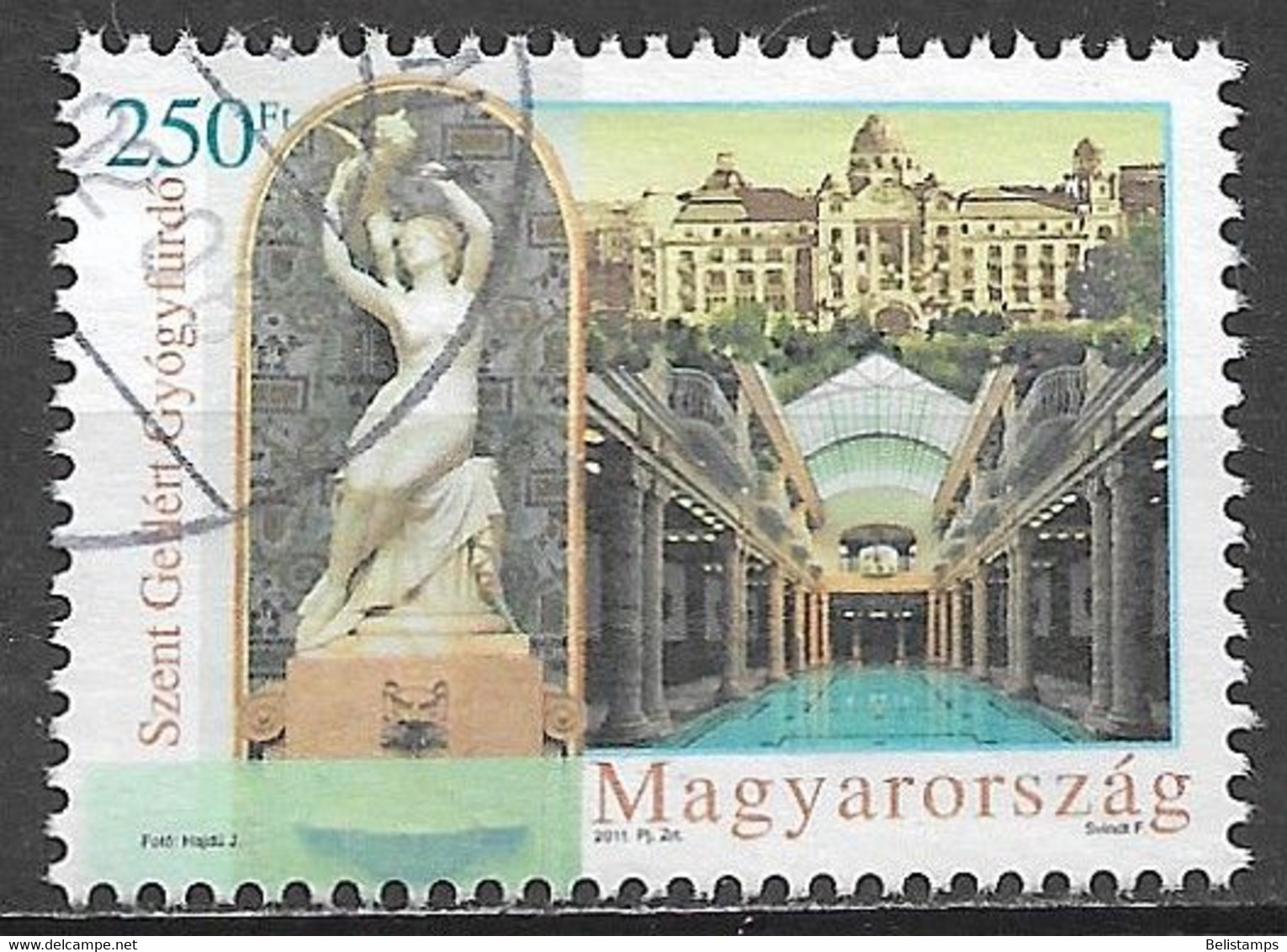 Hungary 2011. Scott #4214 (U) Spa And Statue At Gellert - Used Stamps