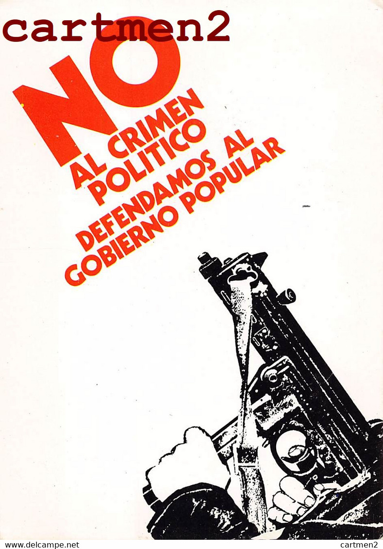 CHILE CHILI LUNGO LE STRADE DI UNIDAD POPULAR MANIFESTI MURALI CILENI DEGLI 1971 NO AL CRIMINE POLITICO REVOLUZIONE - Chili