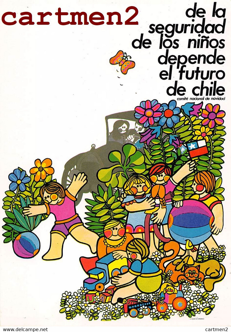 CHILE CHILI LUNGO LE STRADE DI UNIDAD POPULAR MANIFESTI MURALI CILENI DEGLI 1971 DALLA SICUREZZA DEI BAMBINI REVOLUZIONE - Chili