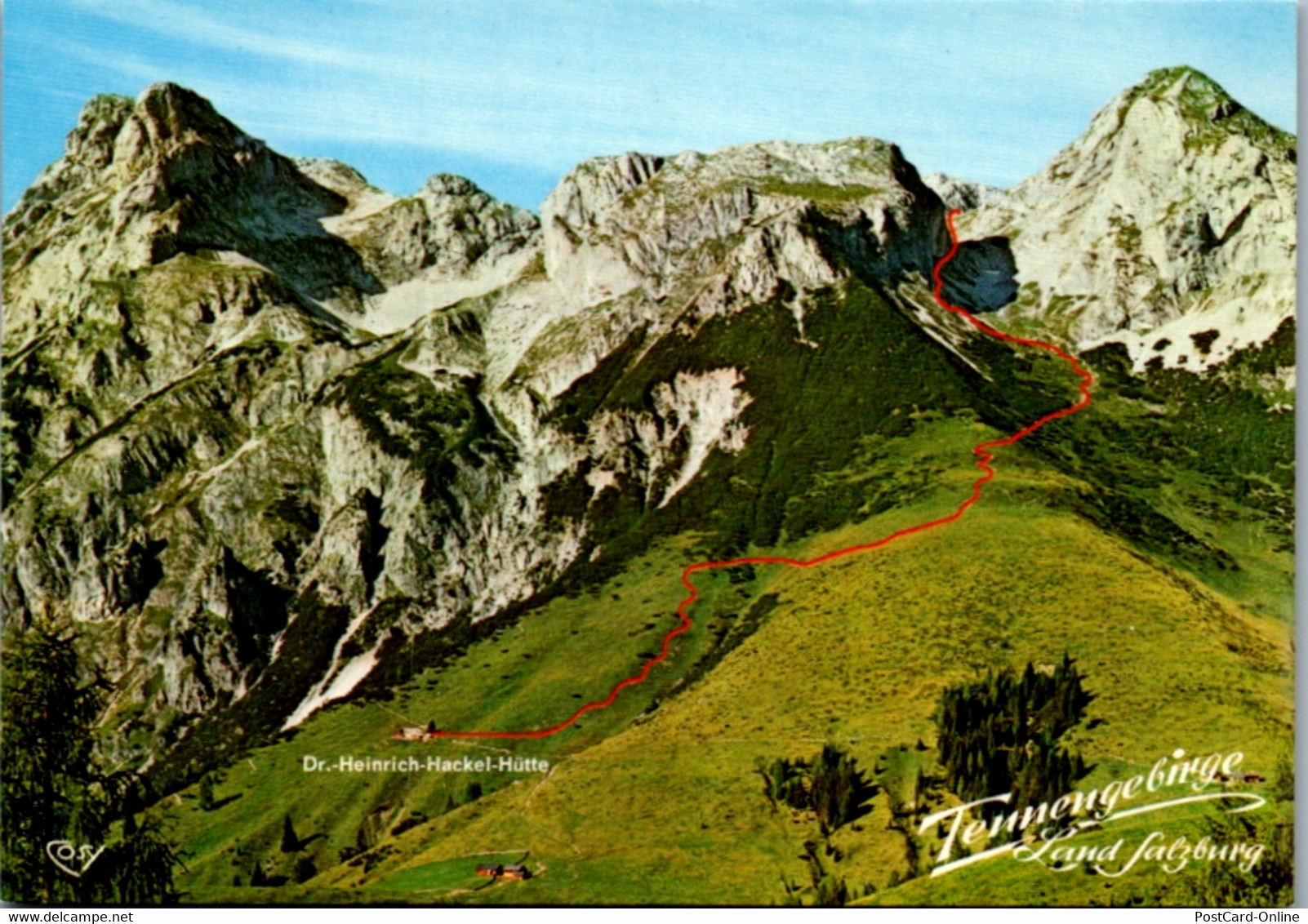 4550 - Salzburg - Heinrich Hackelhütte Söldenhütte Am Tennengebirge , Eiskogel , Napf , Tauerkogel - Nicht Gelaufen - Werfen