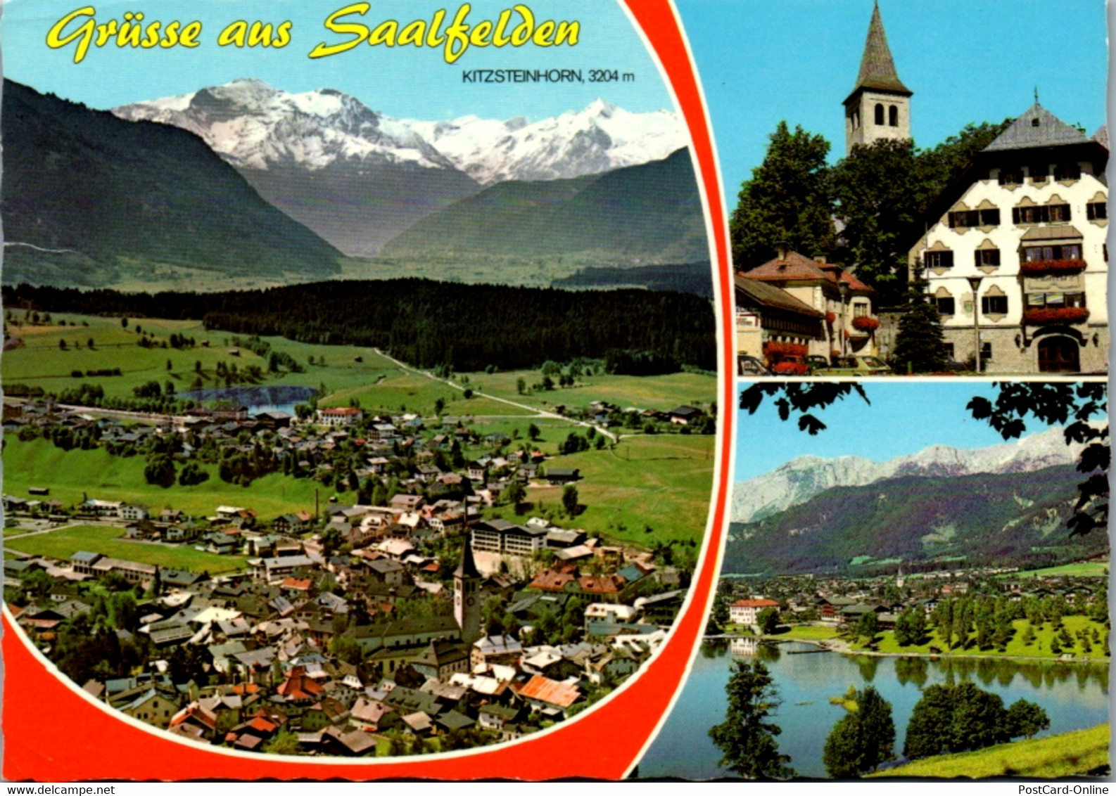 4557 - Salzburg - Saalfelden Am Steinernen Meer , Pinzgauer Saalachtal , Moorschwimmbad Am Ritzensee , Kitzsteinhorn - G - Saalfelden