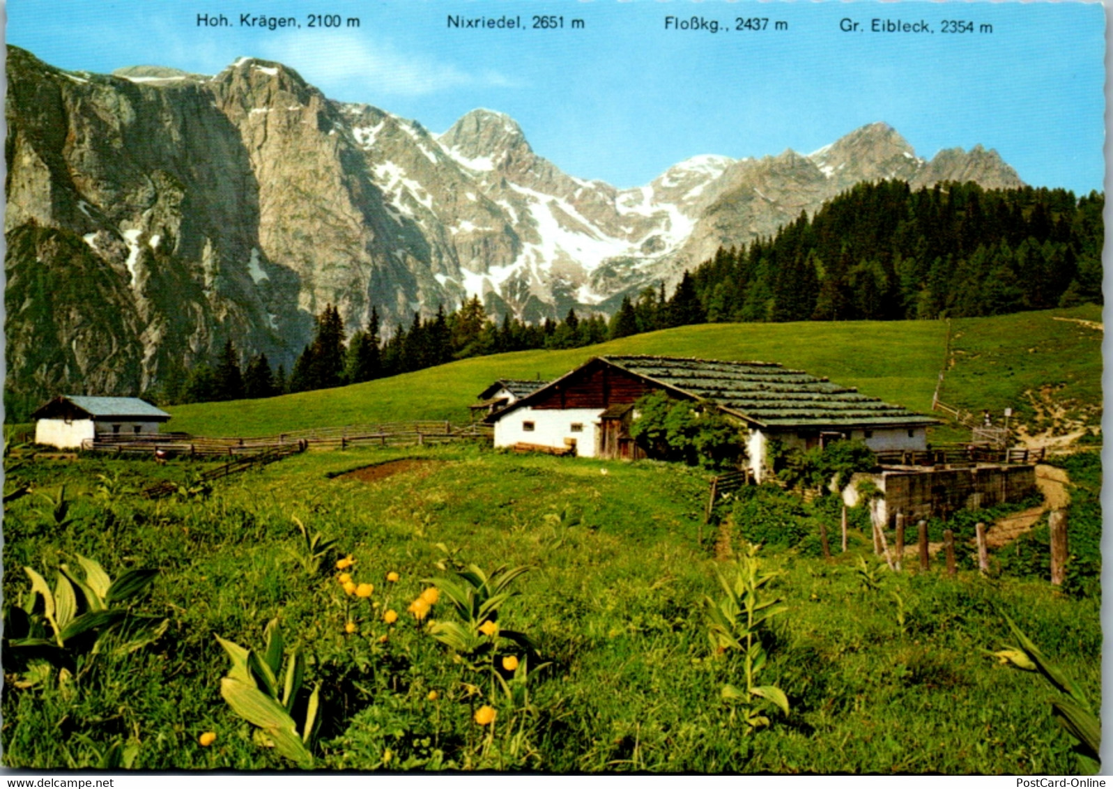 4580 - Salzburg - Bliendeckalm Oberhalb Werfen Auf Dem Weg Zur Ostpreußenhütte , Hochköniggebiet - Nicht Gelaufen - Werfen