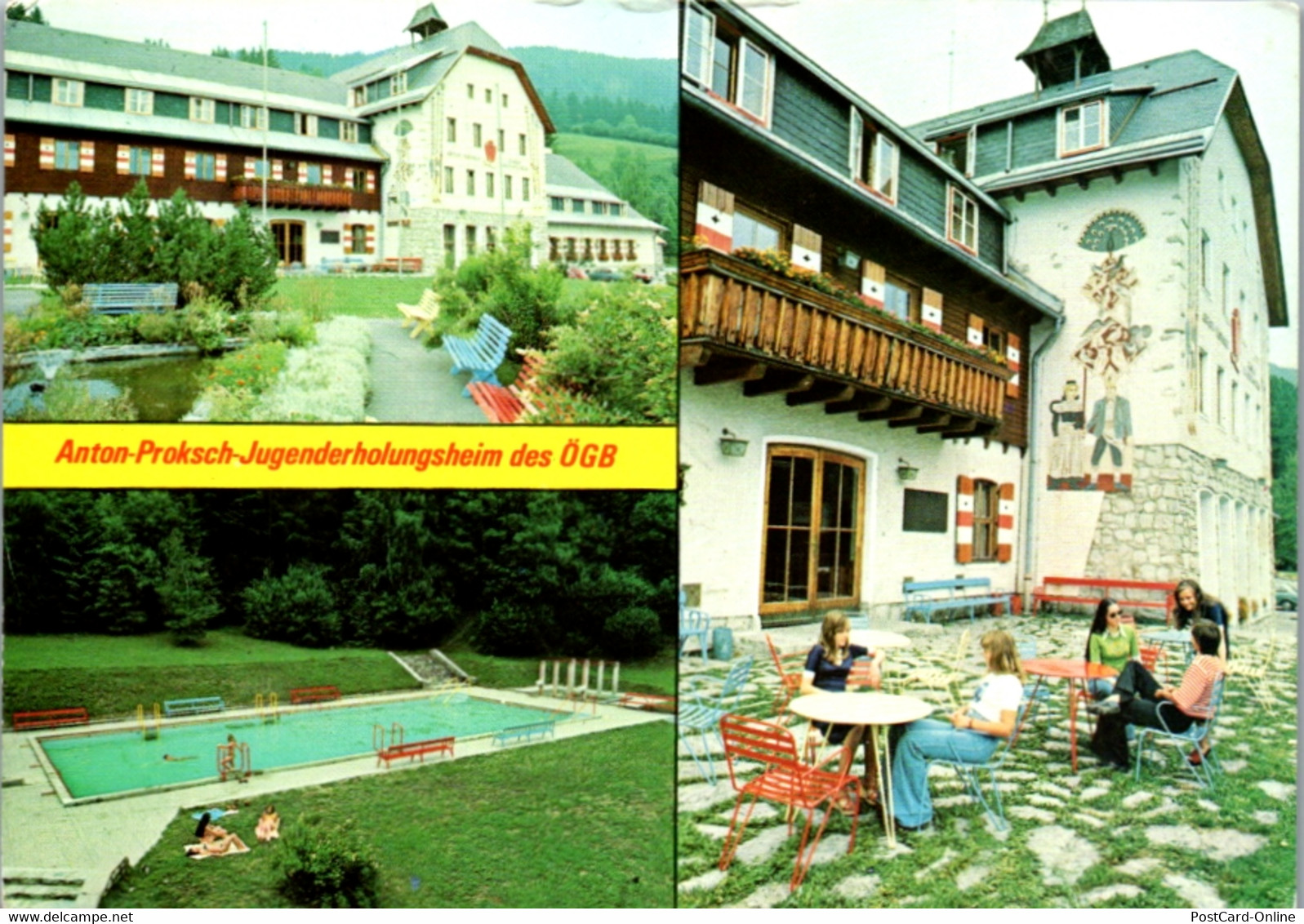 4604 - Salzburg - Moosham Bei Tamsweg , Anton Proksch Jugenderholungsheim Des ÖGB - Gelaufen 1978 - Tamsweg