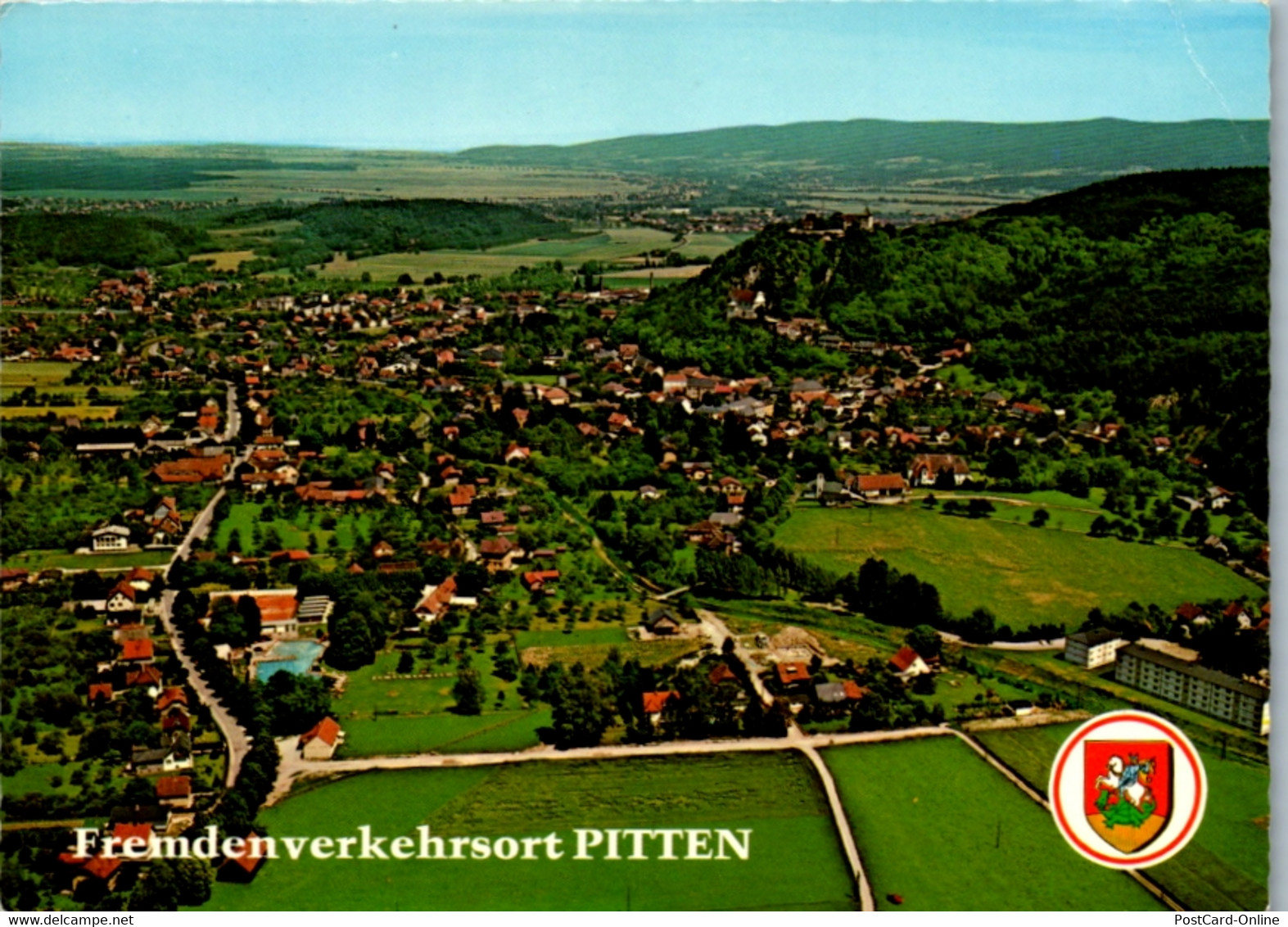 4615 - Niederösterreich - Pitten , Marktzentrum , Schloßberg Mit Burg Und Bergkirche - Nicht Gelaufen - Pitten