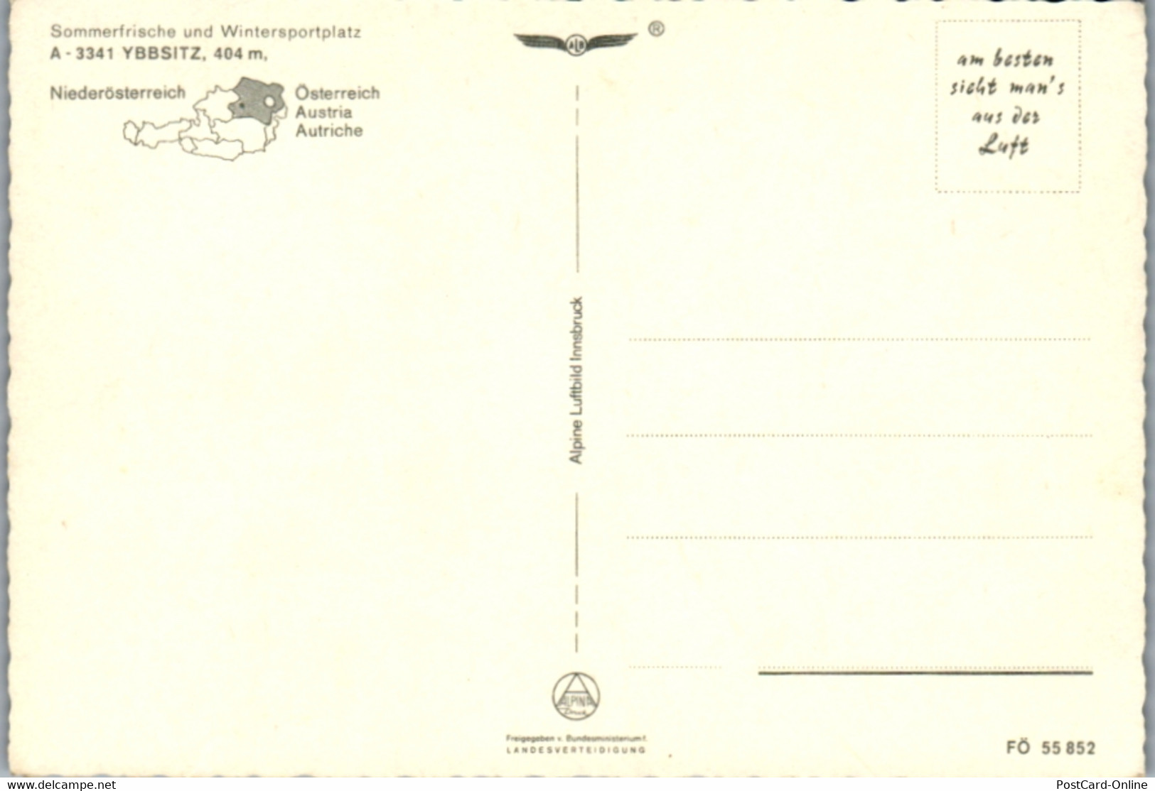 4662 - Niederösterreich - Ybbsitz , Sommerfrische , Panorama - Nicht Gelaufen - Amstetten