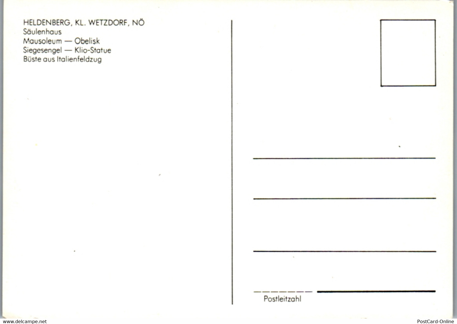 4667 - Niederösterreich - Klein Wetzdorf , Heldenberg , Gedenkstätte Feldmarschall Radetzky , Säulenhaus , Mausoleum , S - Hollabrunn