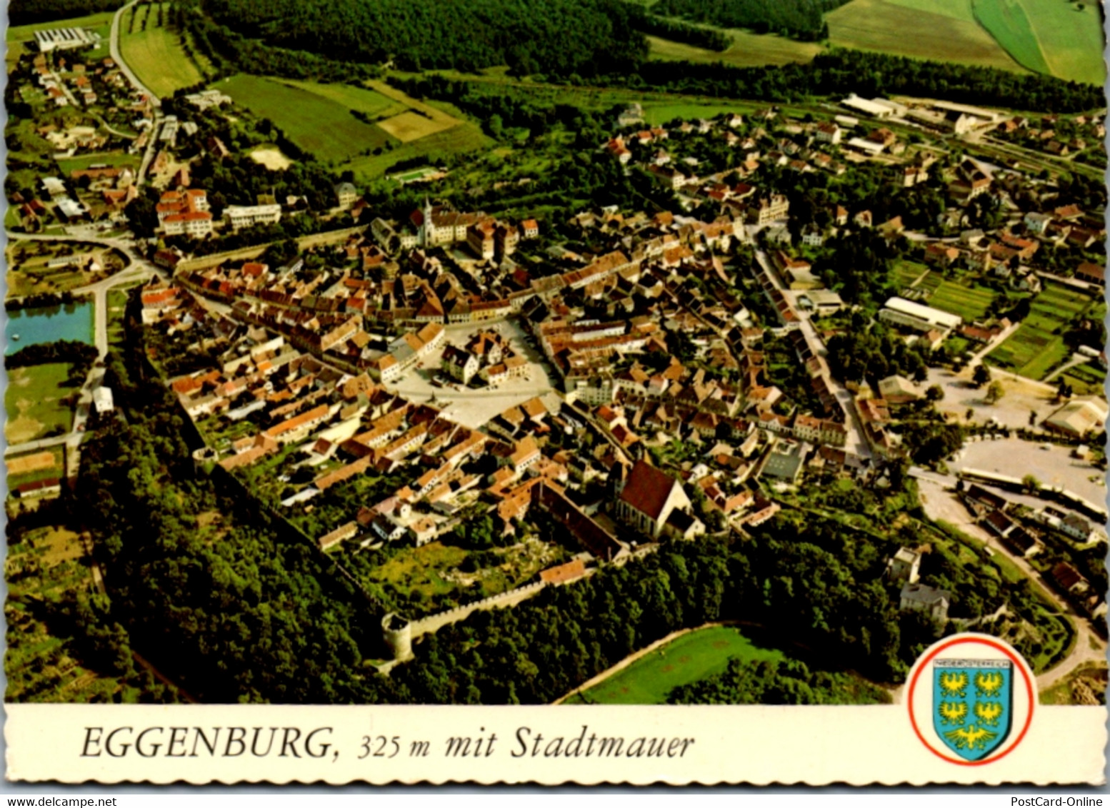 4723 - Niederösterreich , Eggenburg Mit Stadtmauer , Panorama - Nicht Gelaufen - Eggenburg