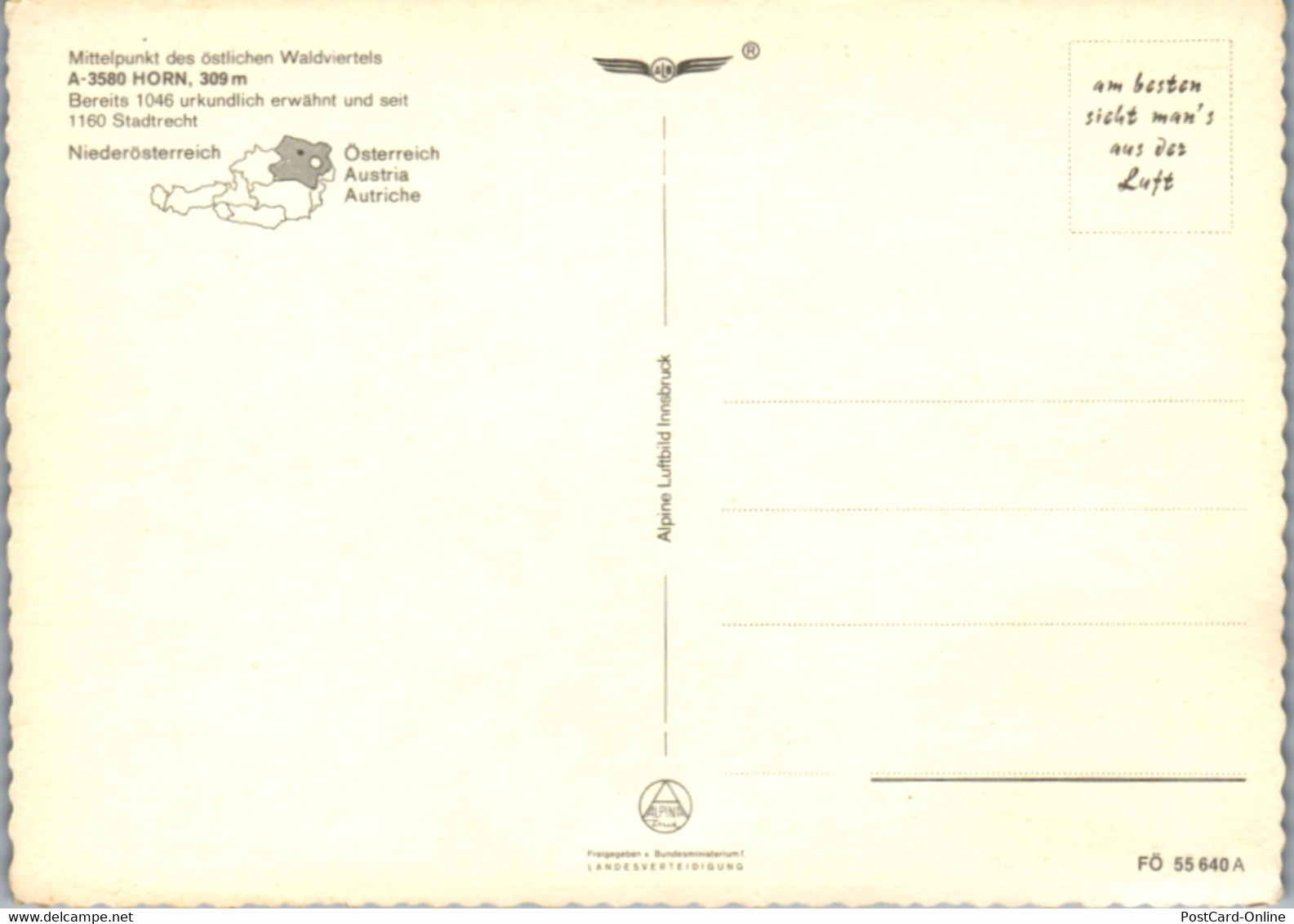 4733 - Niederösterreich , Horn , Panorama - Nicht Gelaufen - Horn