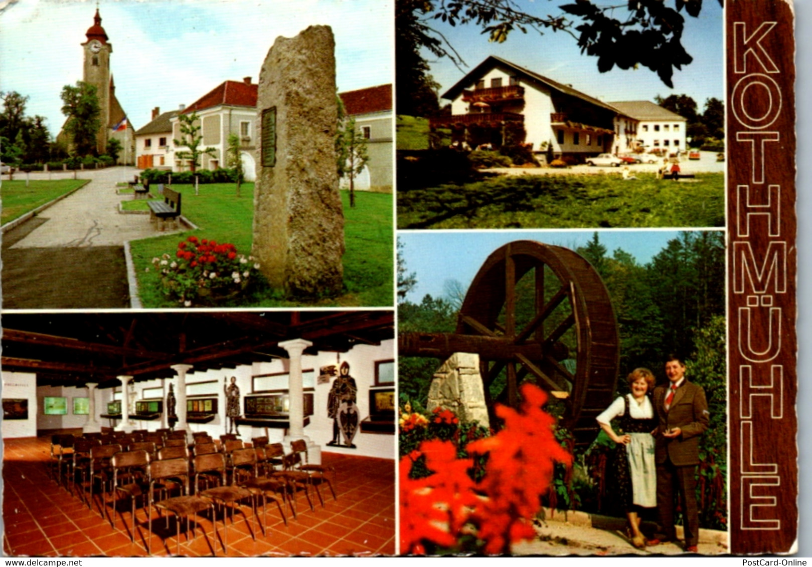 4753 - Niederösterreich , Neuhofen , Ostarrichigedenkstätte , Gasthof Pension Kothmühle - Gelaufen - Amstetten