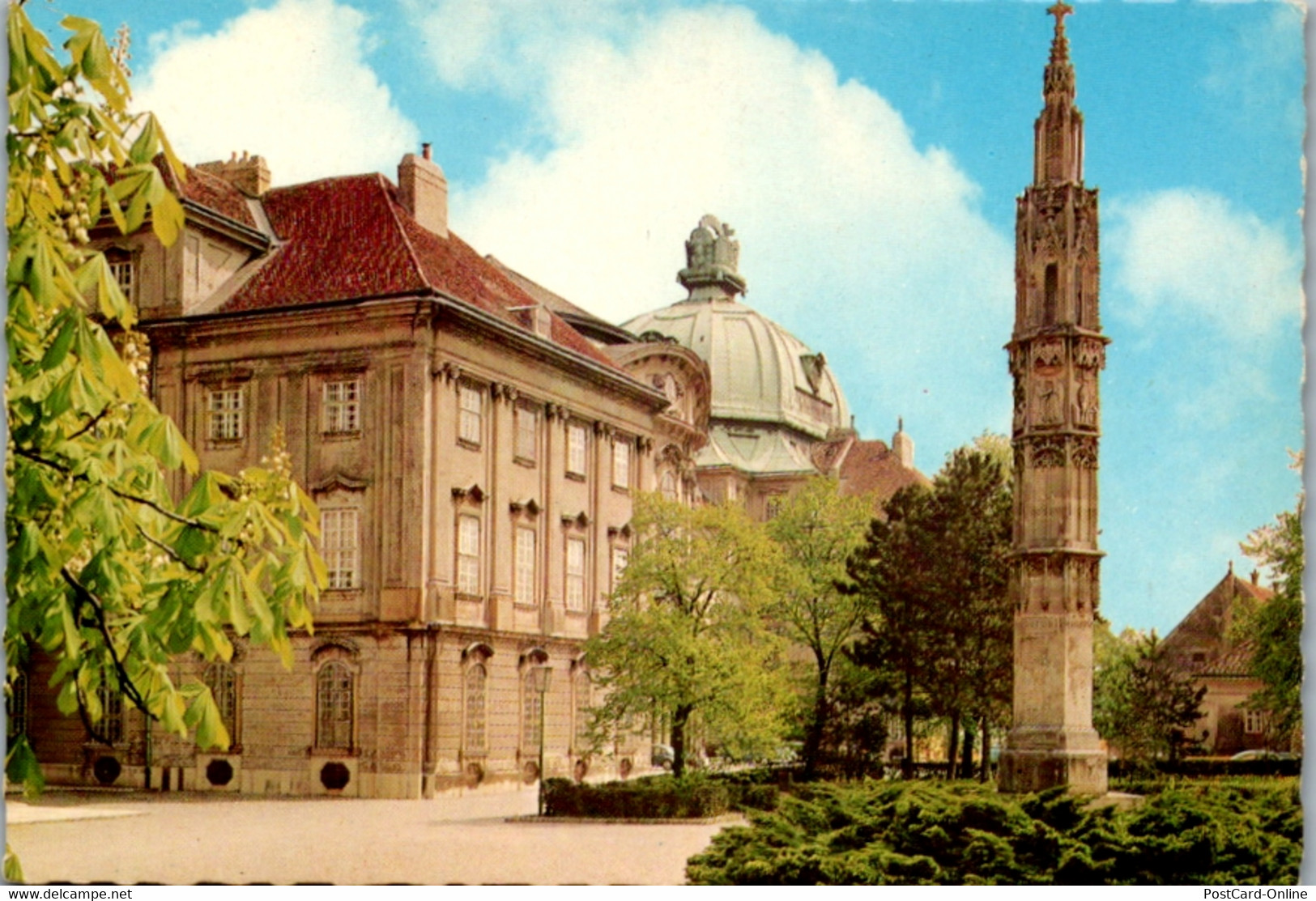 4758 - Niederösterreich , Klosterneuburg , Grablampe Und Stiftskirche - Nicht Gelaufen - Klosterneuburg