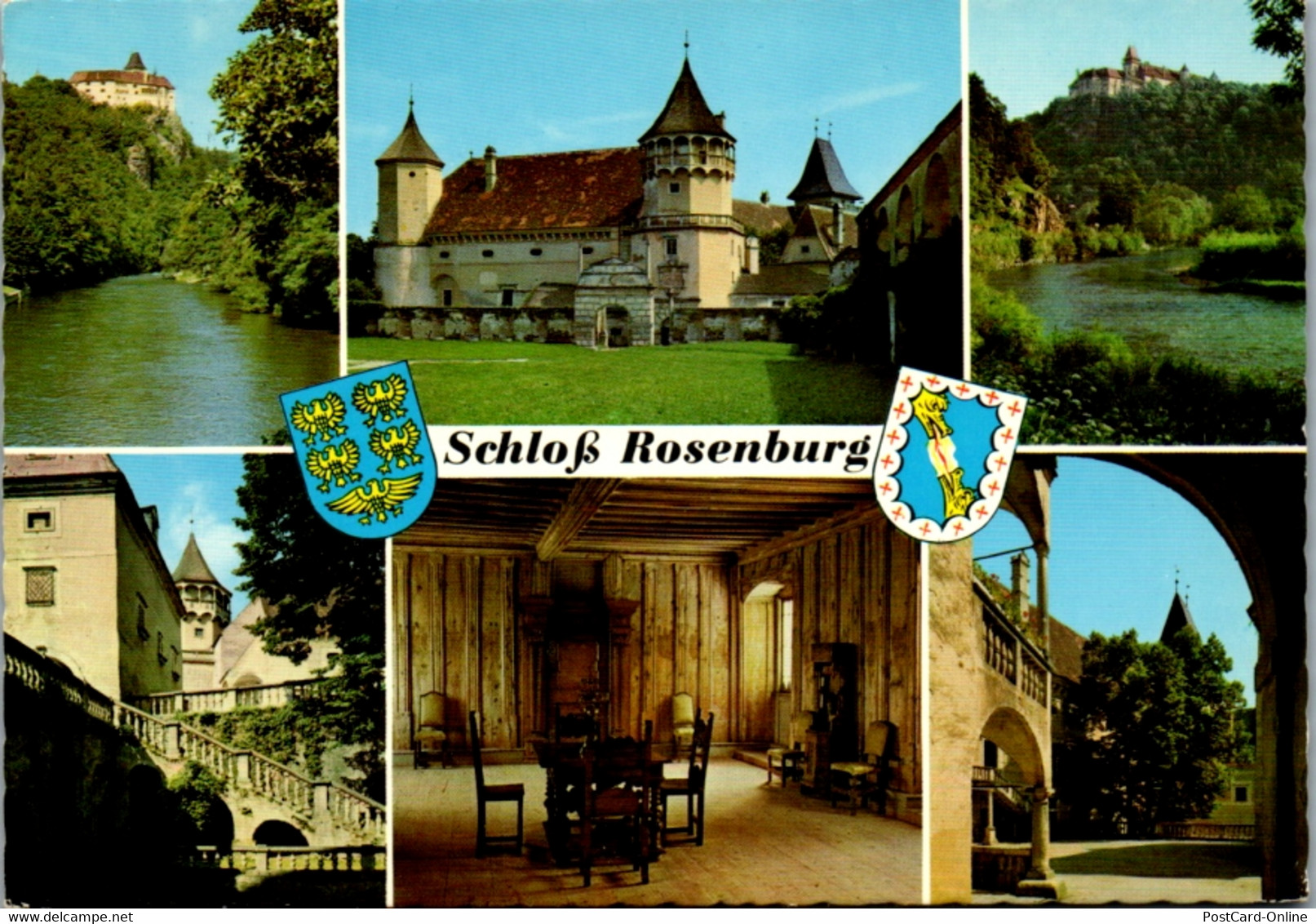 4768 - Niederösterreich , Rosenburg Am Kamp , Schloß Rosenburg , Turnierhof , Balustrade , Stube , Bergfried , Kamptal - - Rosenburg