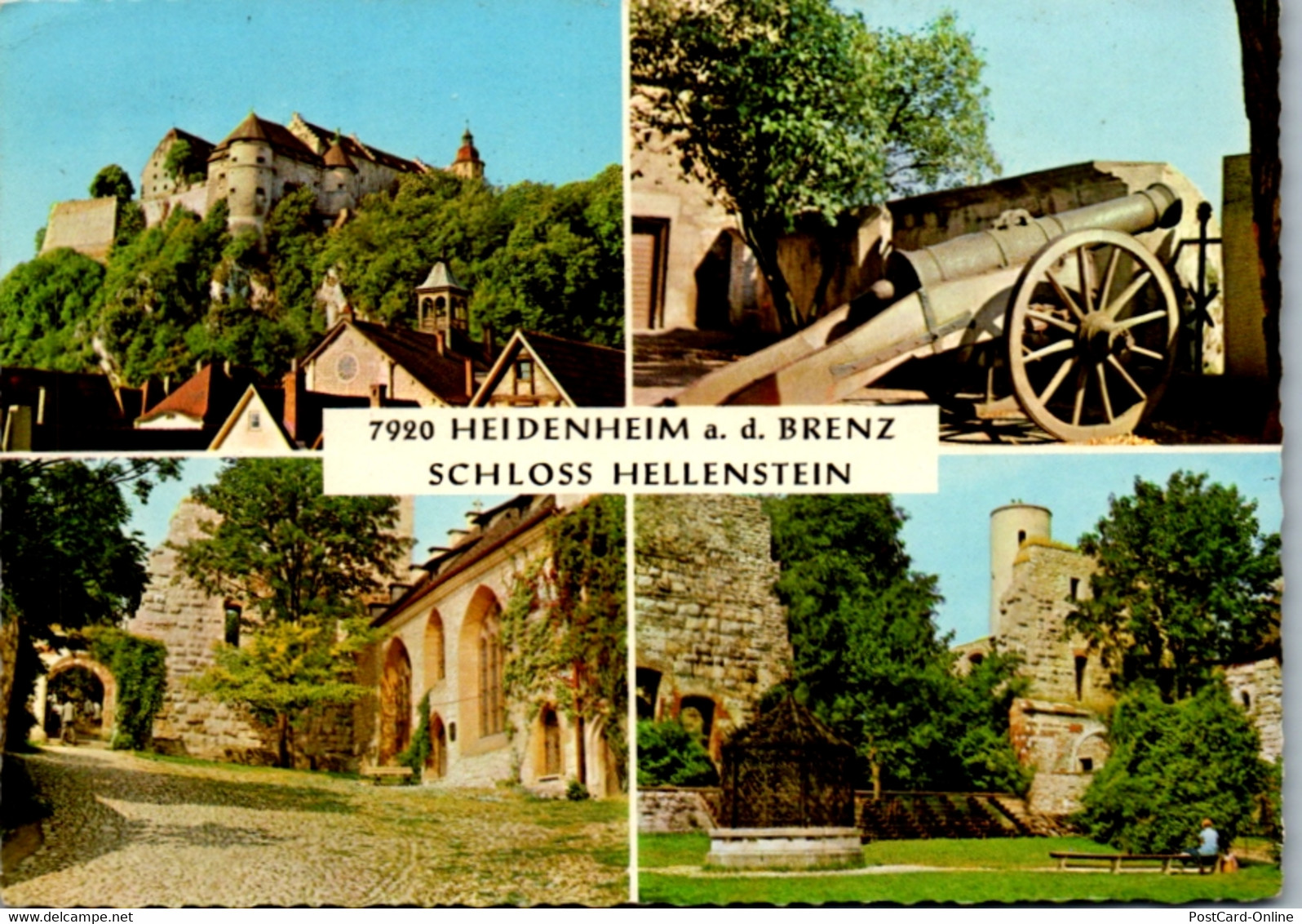 4817 - Deutschland - Heidenheim An Der Brenz , Schloss Hellenstein , Mehrbildkarte - Gelaufen - Heidenheim