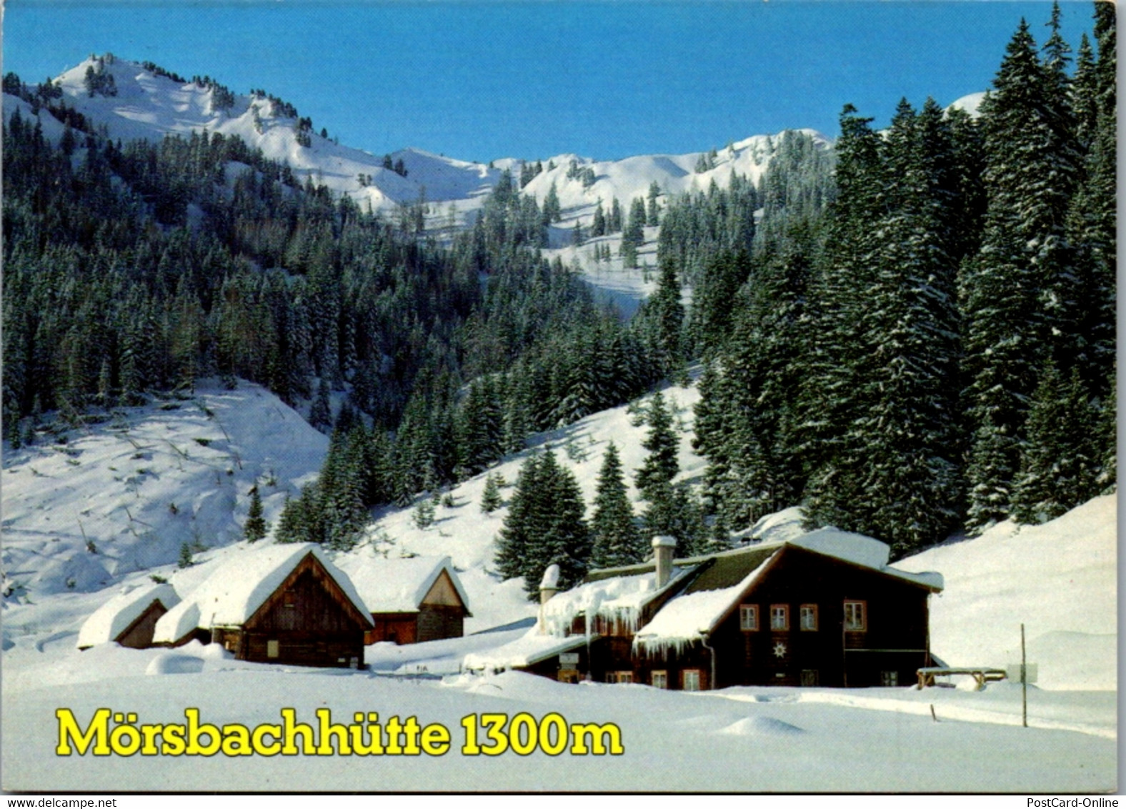 4838  - Steiermark , Donnersbachwald , Mörsbachhütte , Riesneralm - Gelaufen 1989 - Donnersbach (Tal)