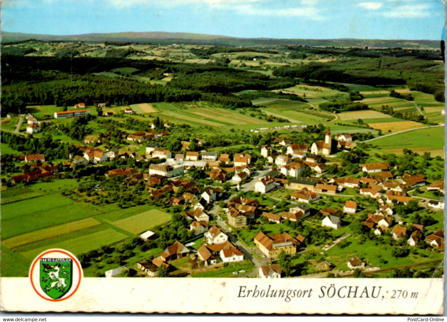 4955  - Steiermark , Söchau , Sommerfrische , Panorama - Gelaufen 1975 - Fürstenfeld